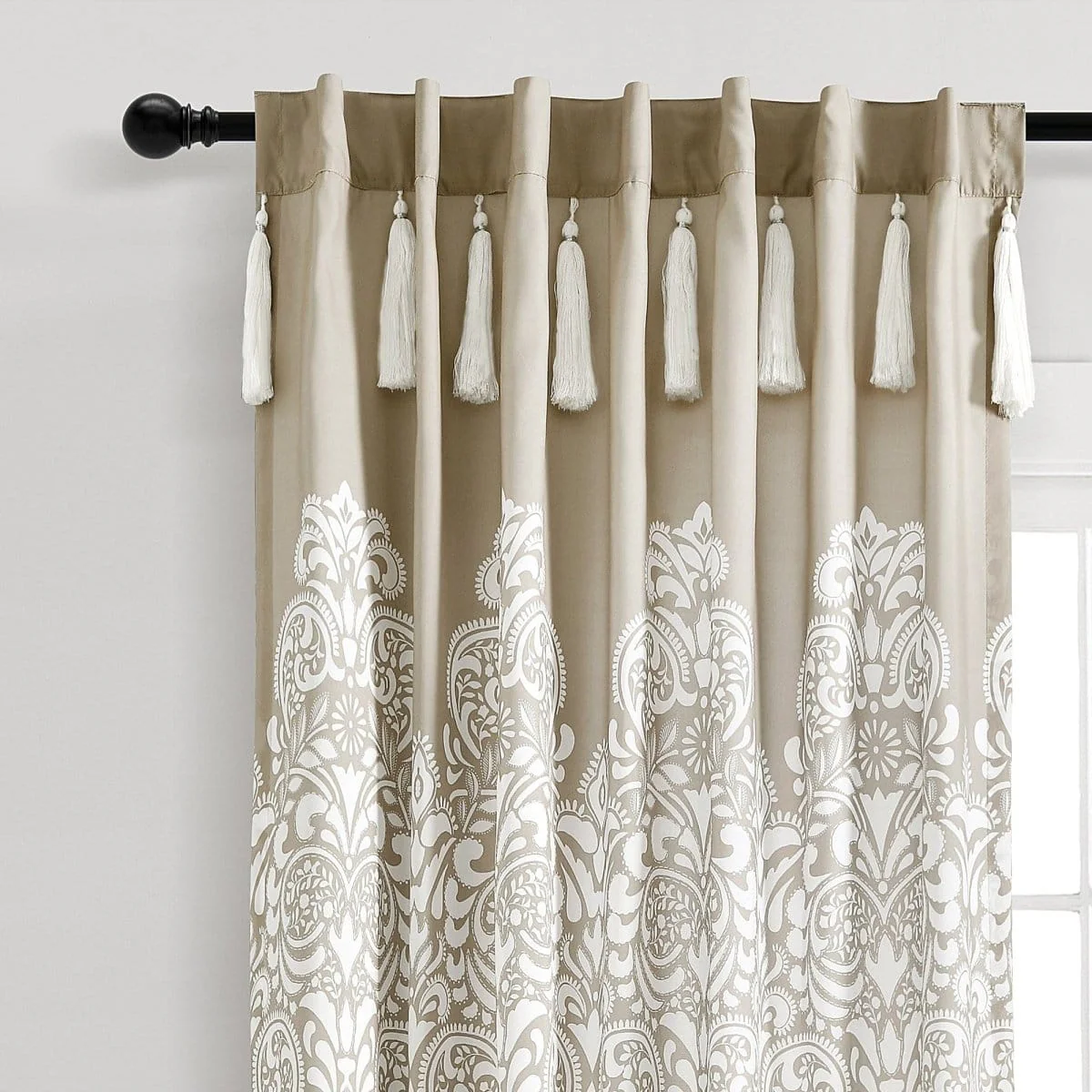 Boho Medallion Window Curtain Panel Set - Image 9