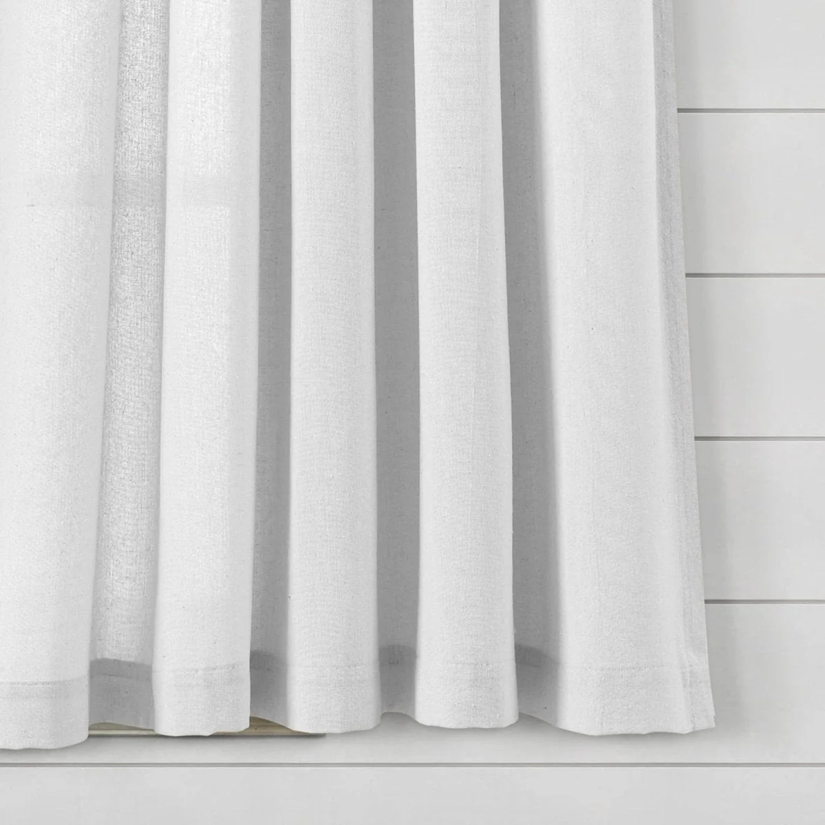 Boho Pom Pom Tassel Faux Linen Window Curtain Panel - Image 21
