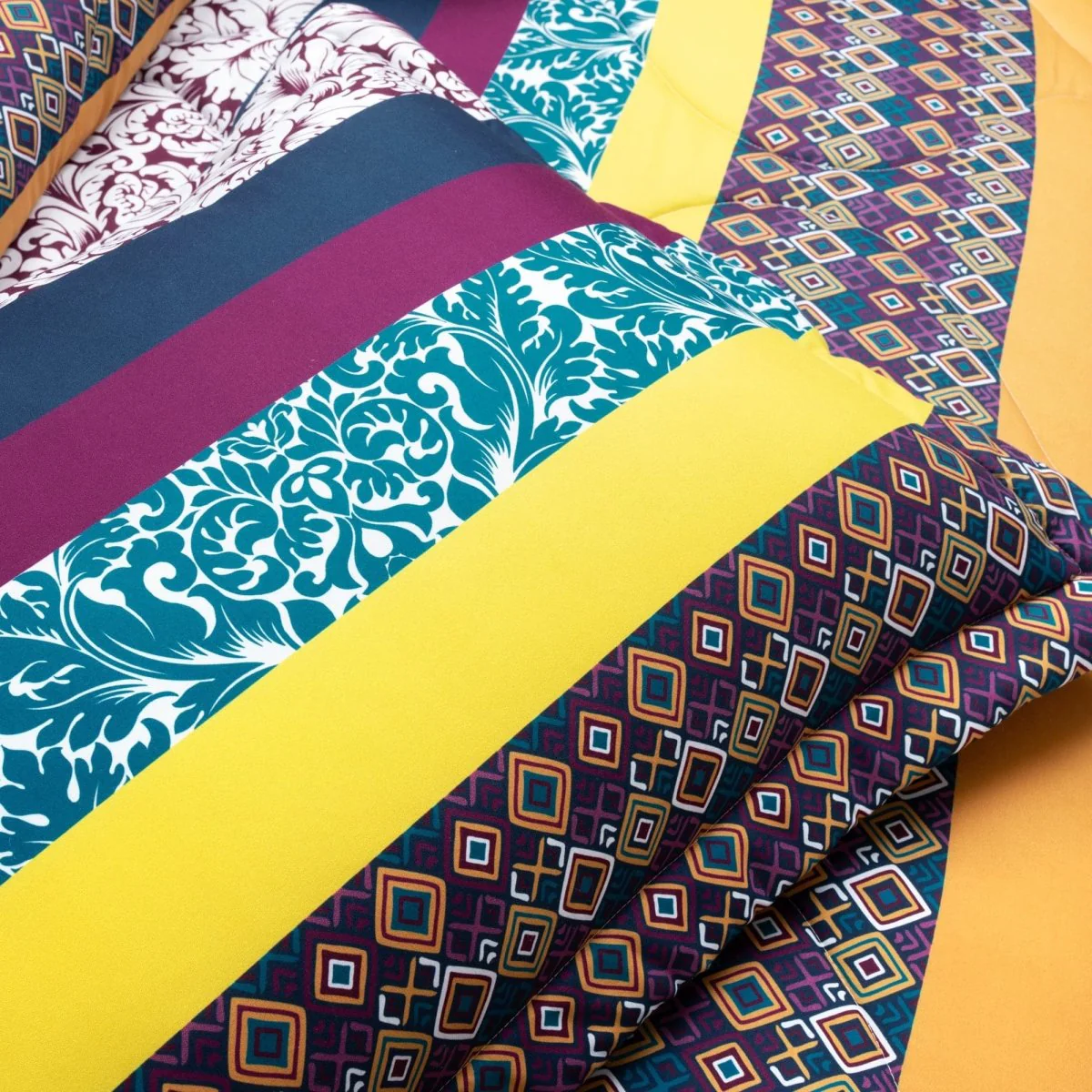 Boho Stripe 7 Piece Comforter Set - Image 10