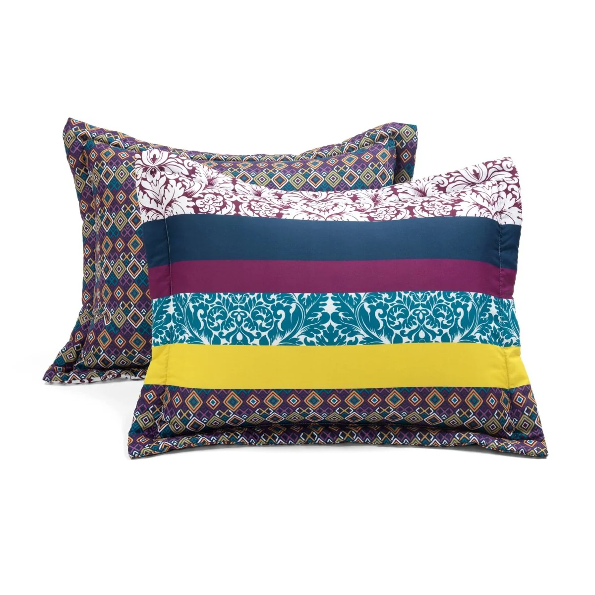 Boho Stripe 7 Piece Comforter Set - Image 12