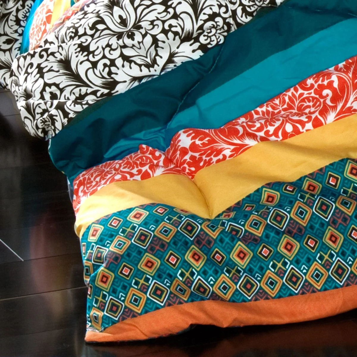 Boho Stripe 7 Piece Comforter Set - Image 5