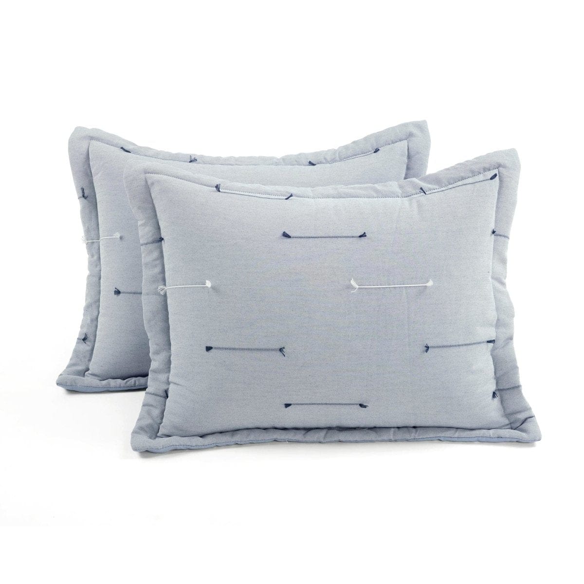 Boho Stripe Clip Jacquard 3 Piece Comforter Set - Image 5