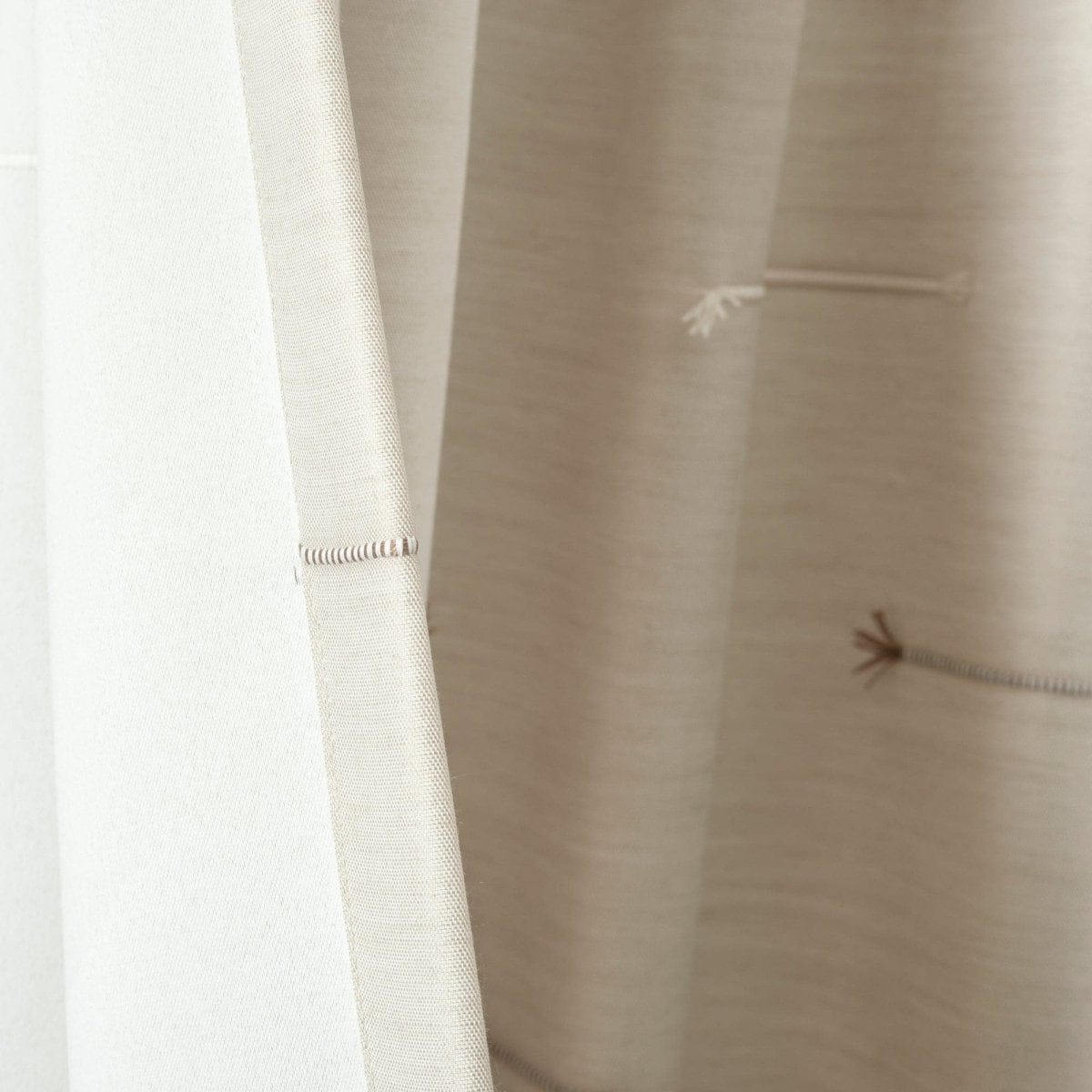 Boho Stripe Clip Jacquard Window Curtain Panel Set - Image 10