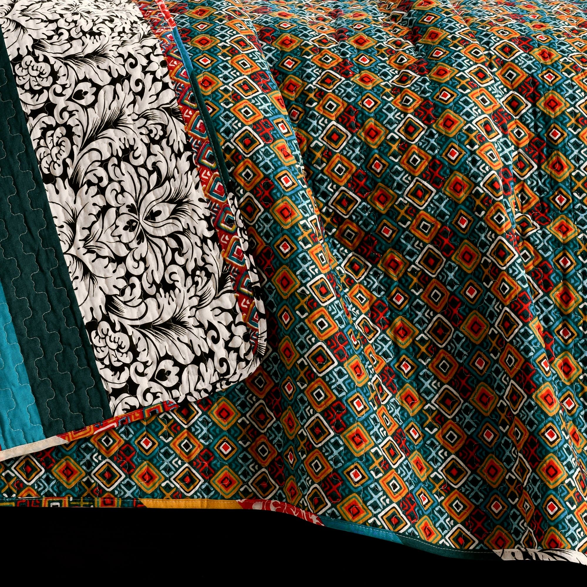 Boho Stripe Quilt Set - Image 27