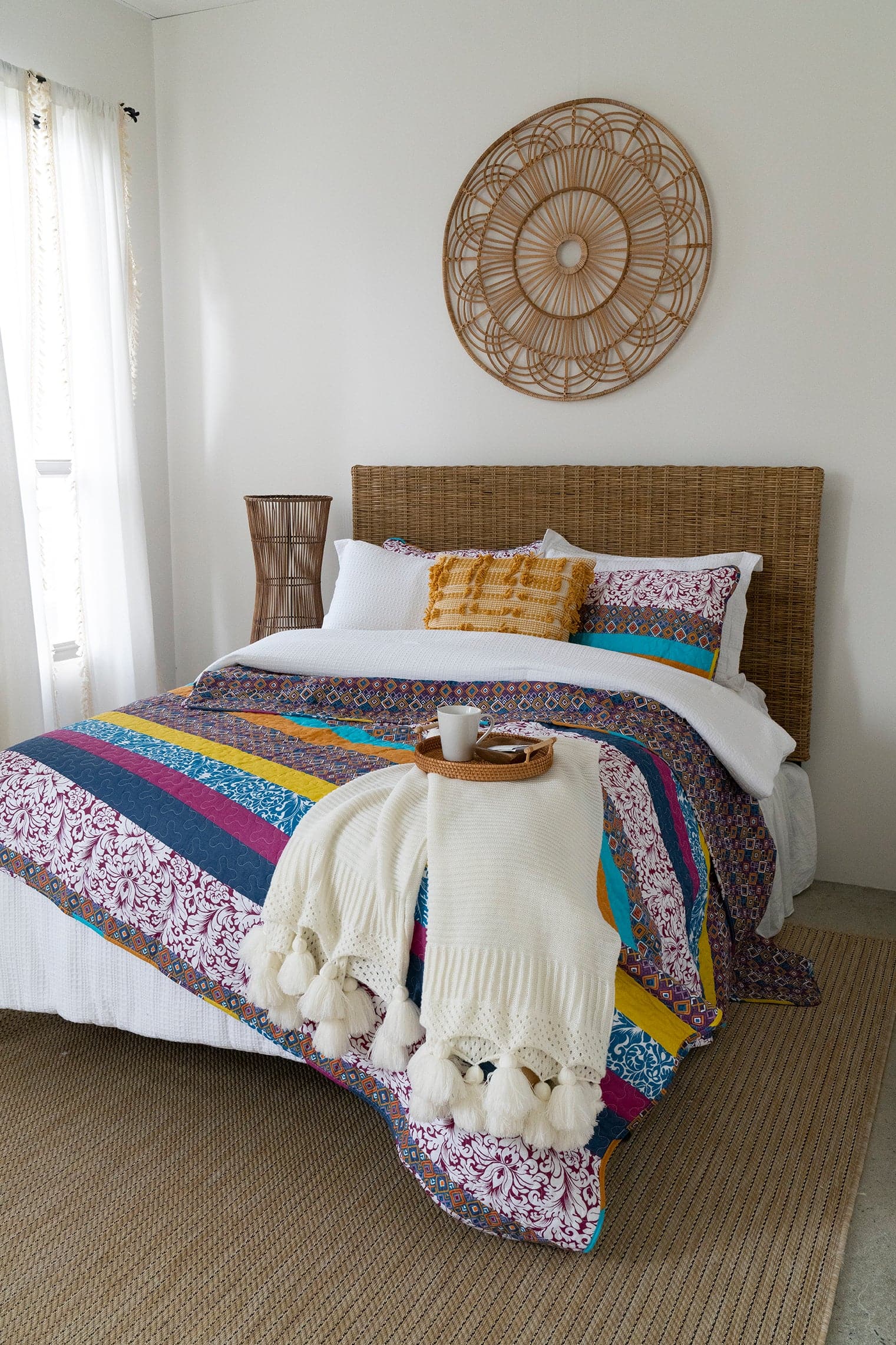 Boho Stripe Quilt Set - Image 35