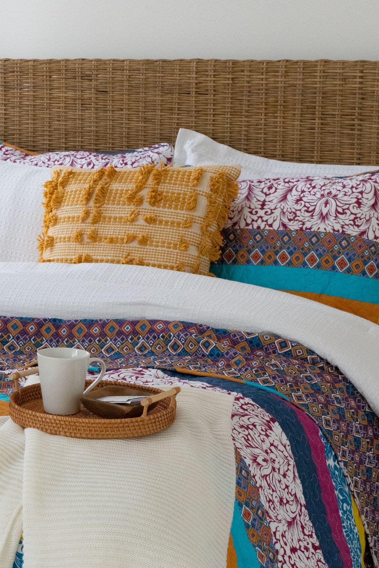 Boho Stripe Quilt Set - Image 36