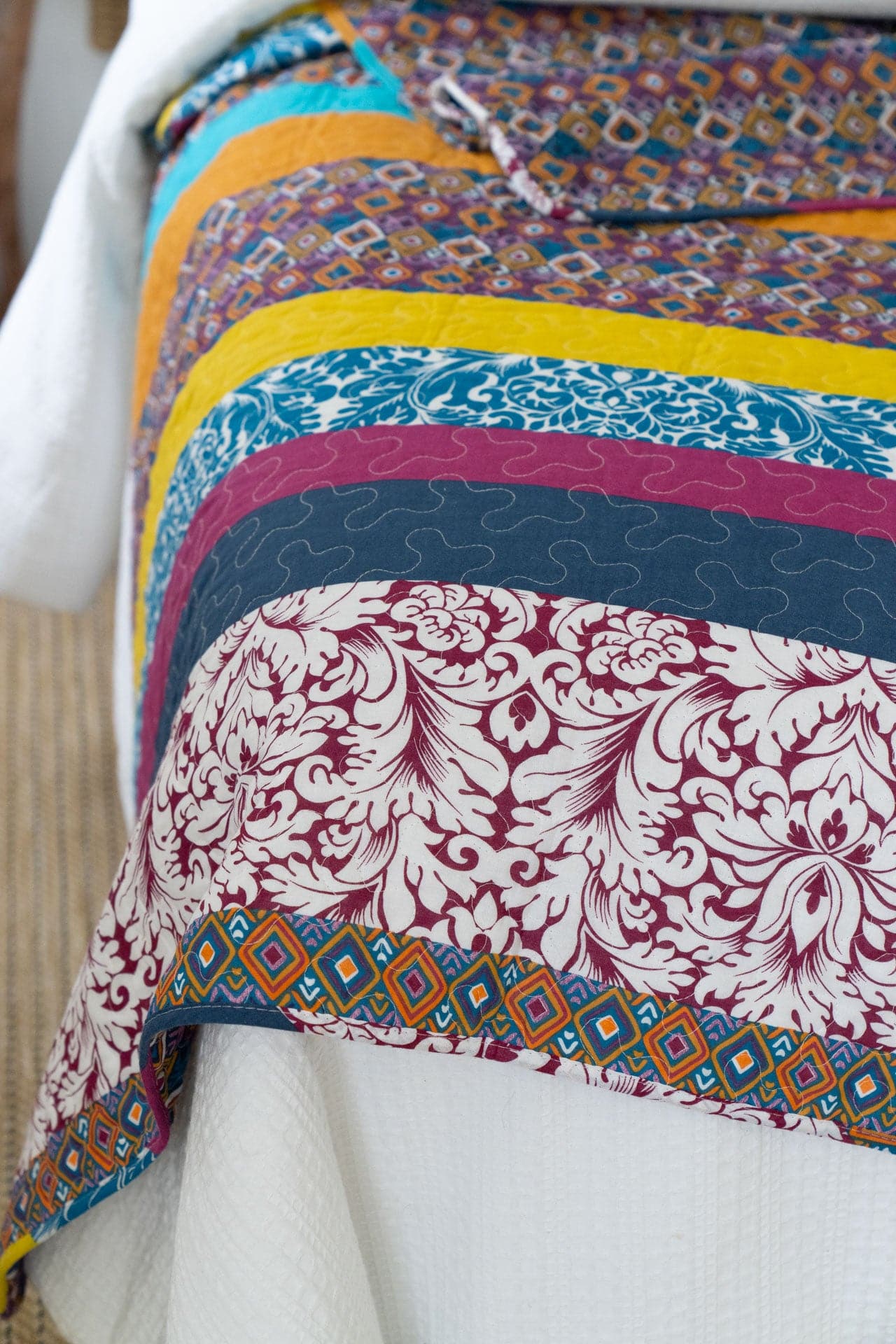 Boho Stripe Quilt Set - Image 39