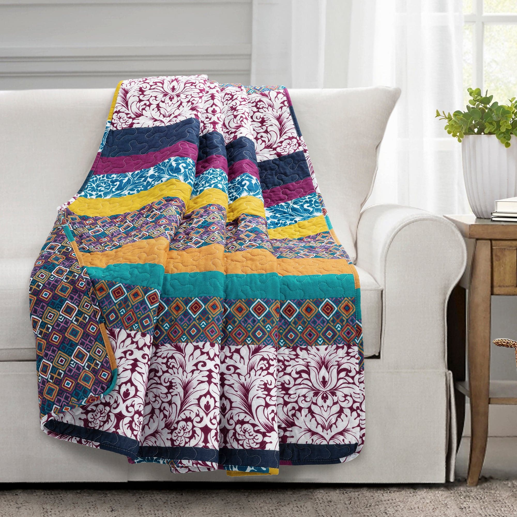 Boho Stripe Throw - Image 3