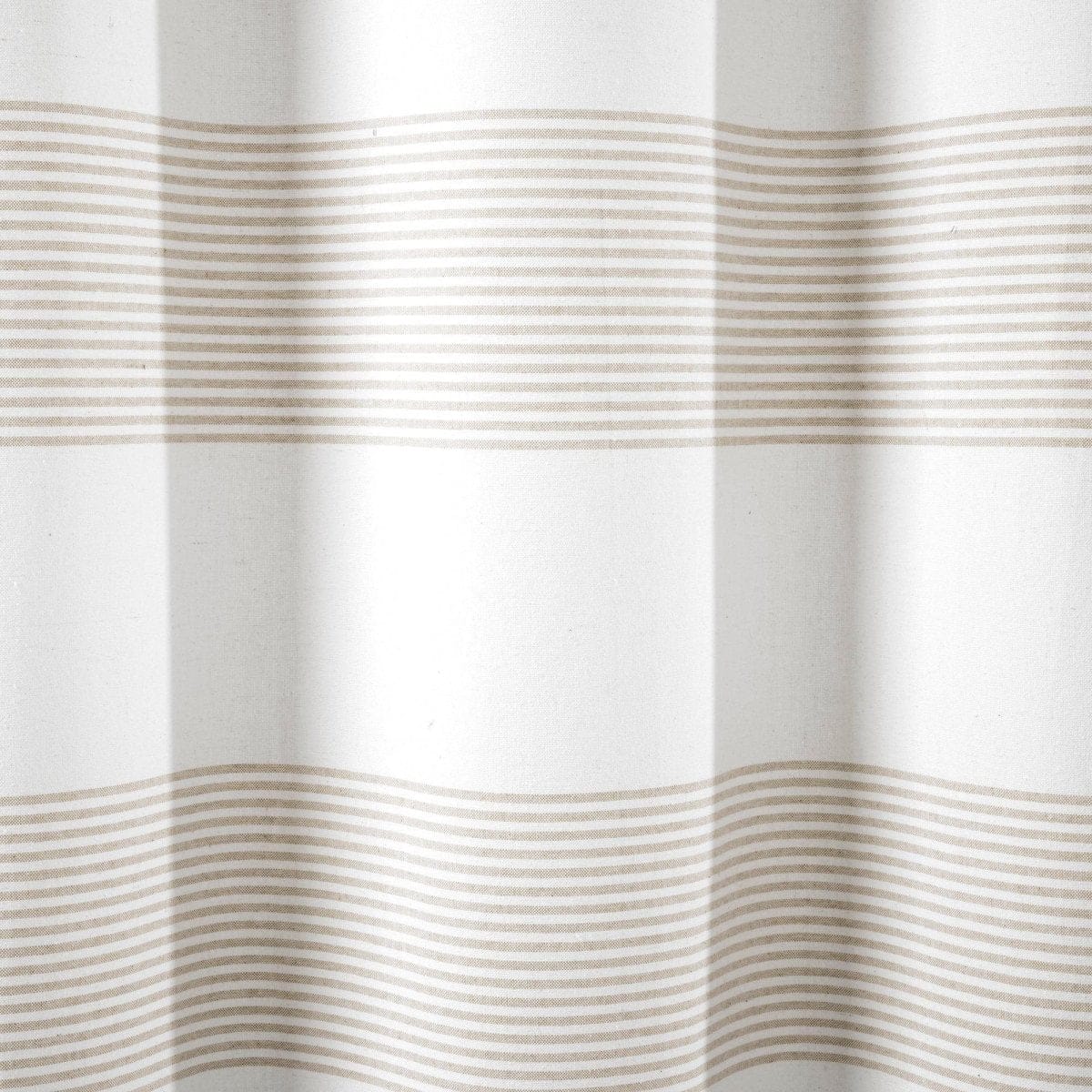 Boho Tassel Stripe Yarn Dyed Recycled Cotton Blend Shower Curtain - Image 17