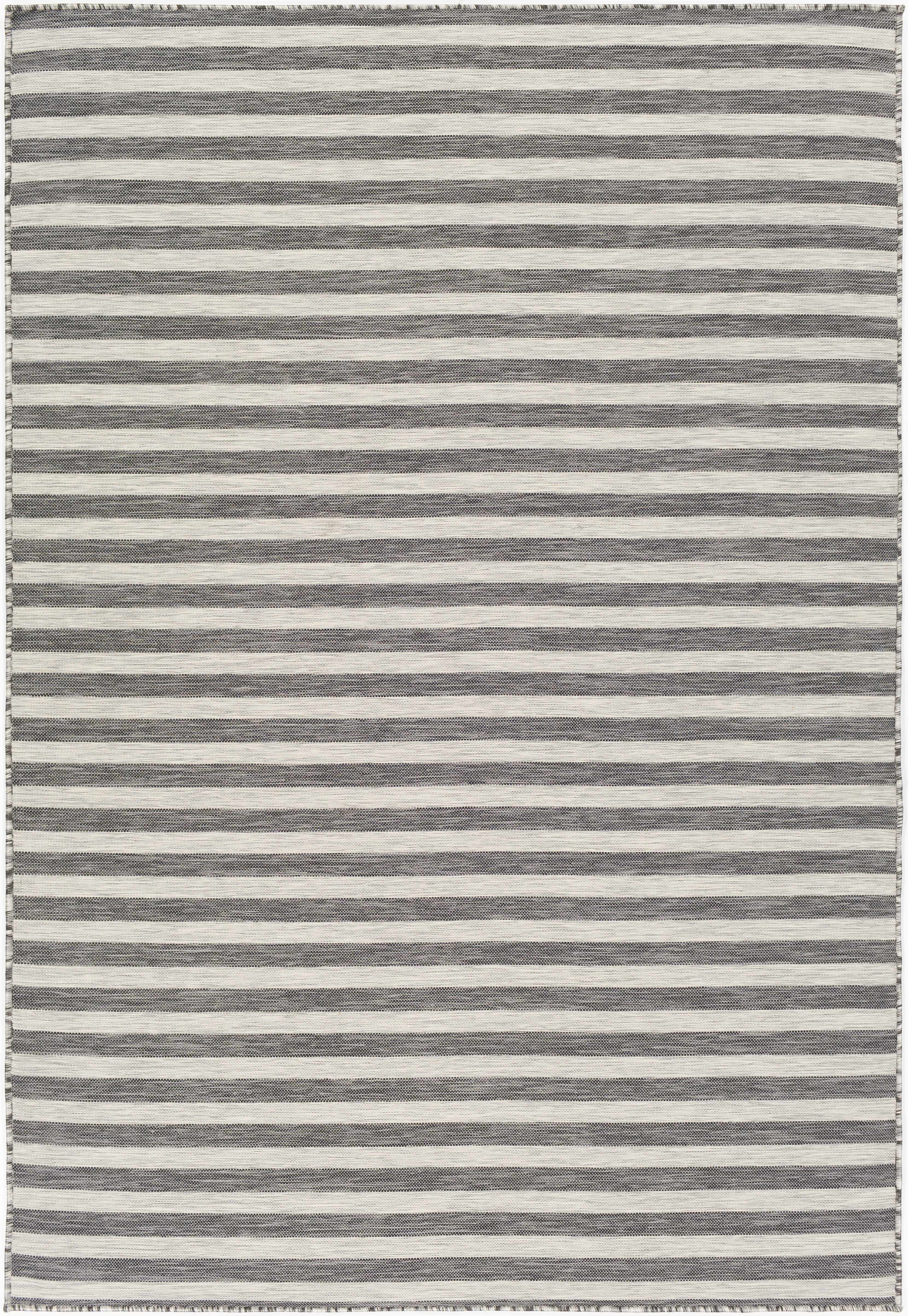 Bongaree Black&Gray Striped Flatweave Carpet - Clearance - Image 11