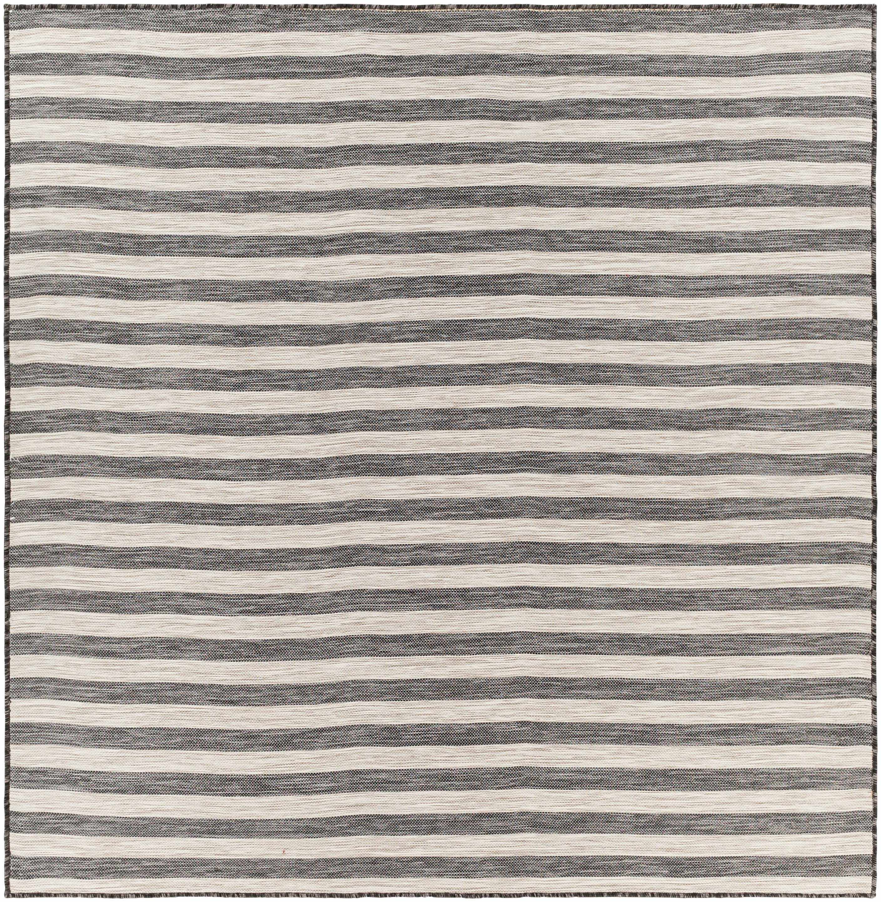 Bongaree Black&Gray Striped Flatweave Carpet - Clearance - Image 5