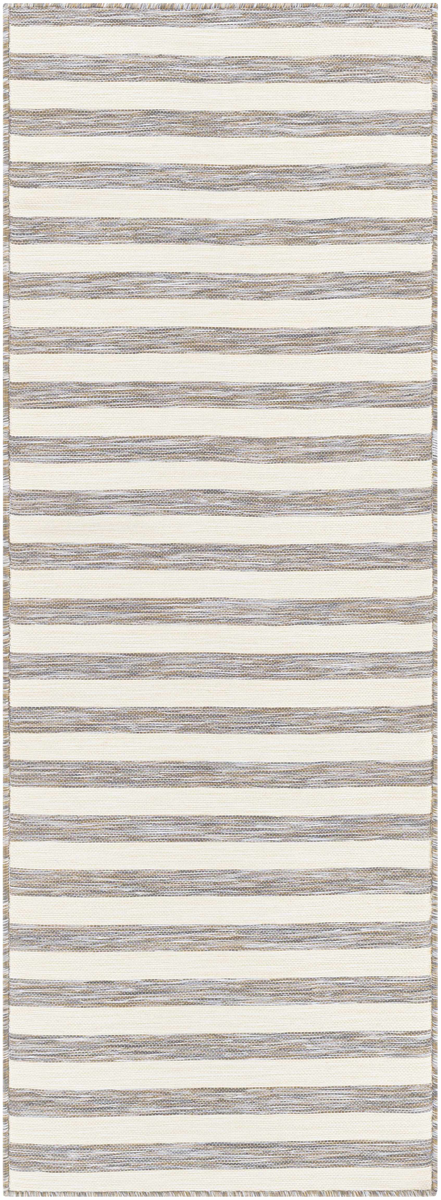 Bongaree Gray Striped Outdoor Carpet - Clearance - Image 3