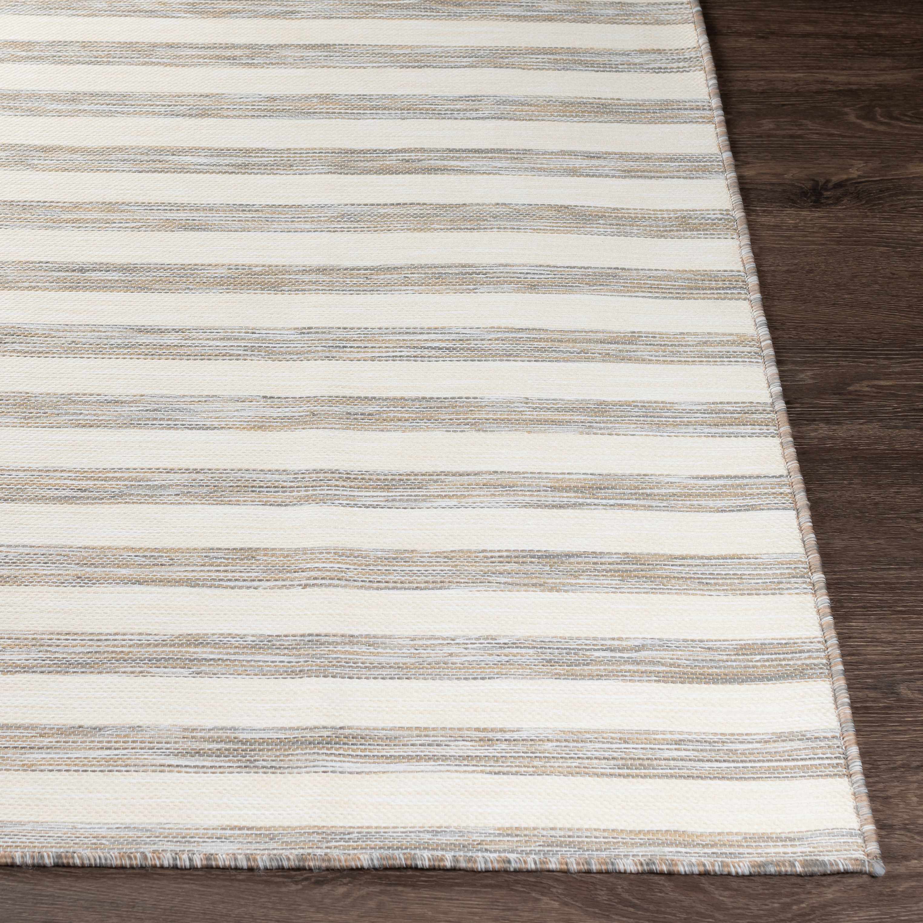 Bongaree Gray Striped Outdoor Carpet - Clearance - Image 8