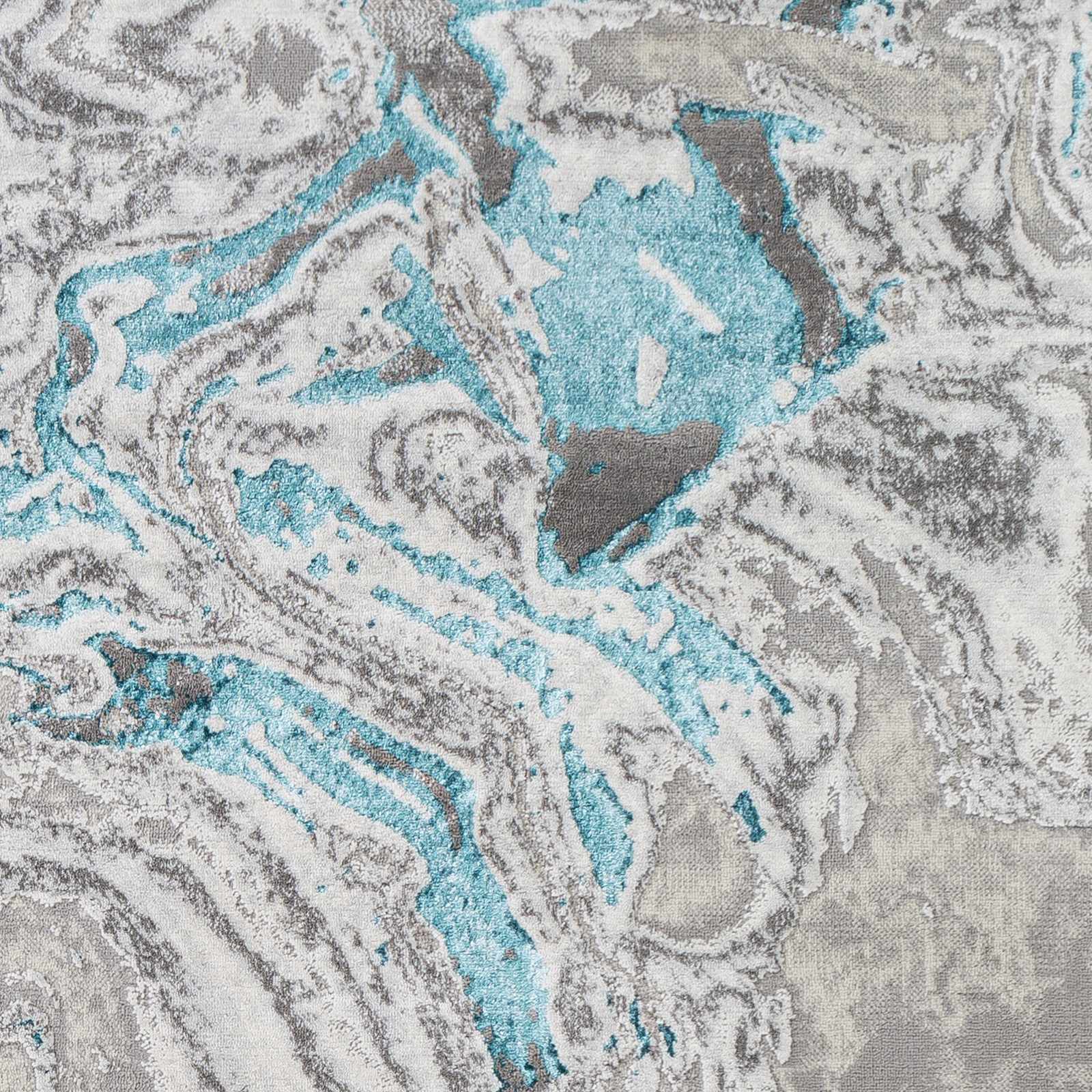 Bonville Blue Marble Rug - Image 5
