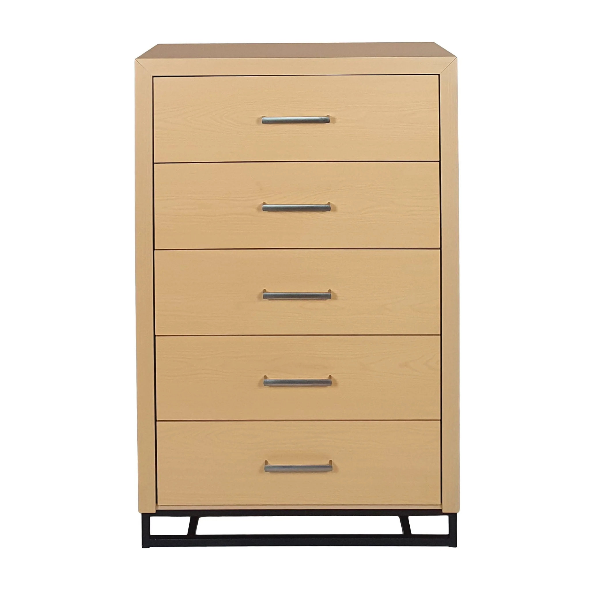 Borah Contemporary Wood 5 Drawer Dresser - Natural