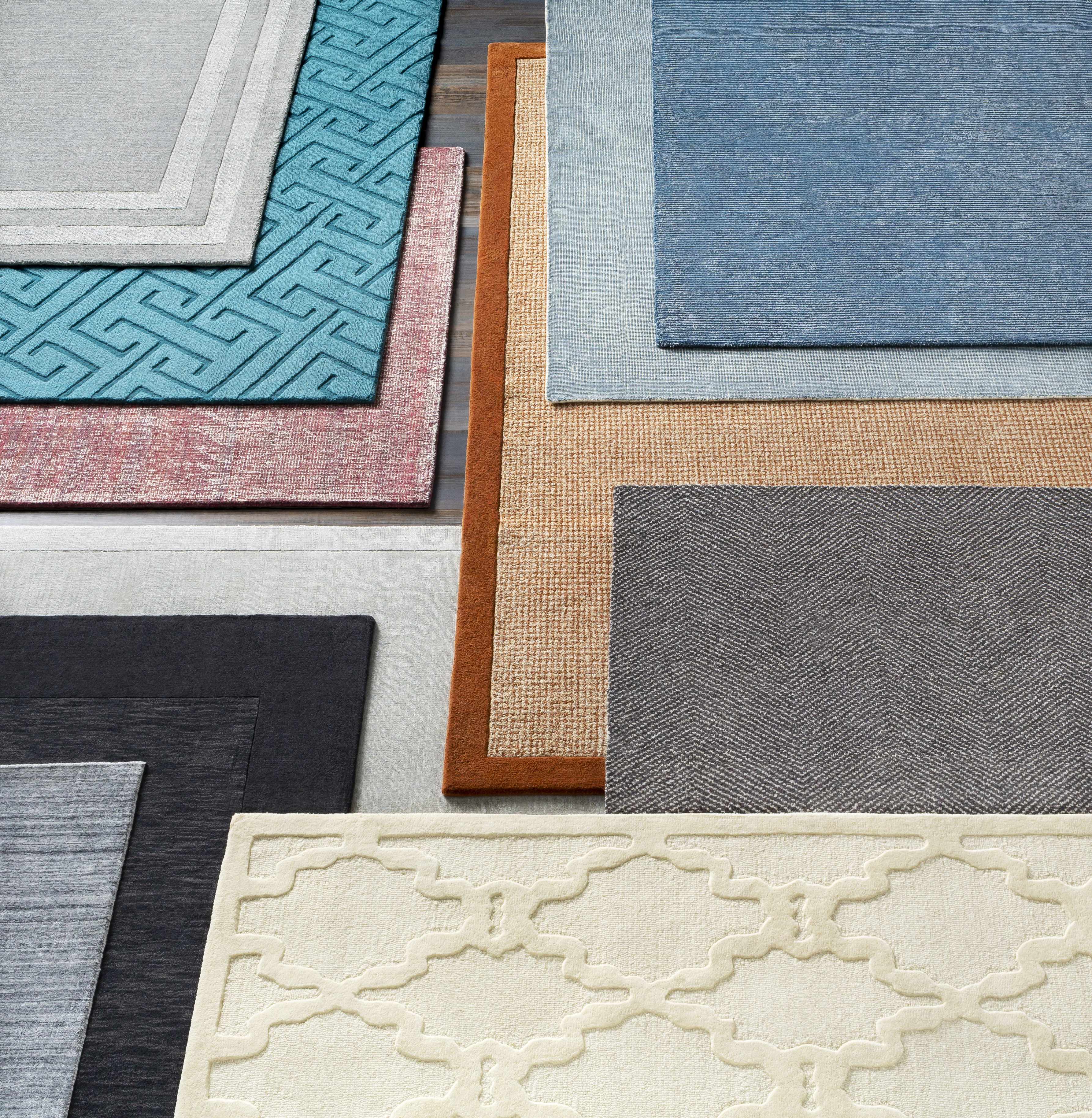 Bordered Solid Black Charcoal Wool Rug - Image 15