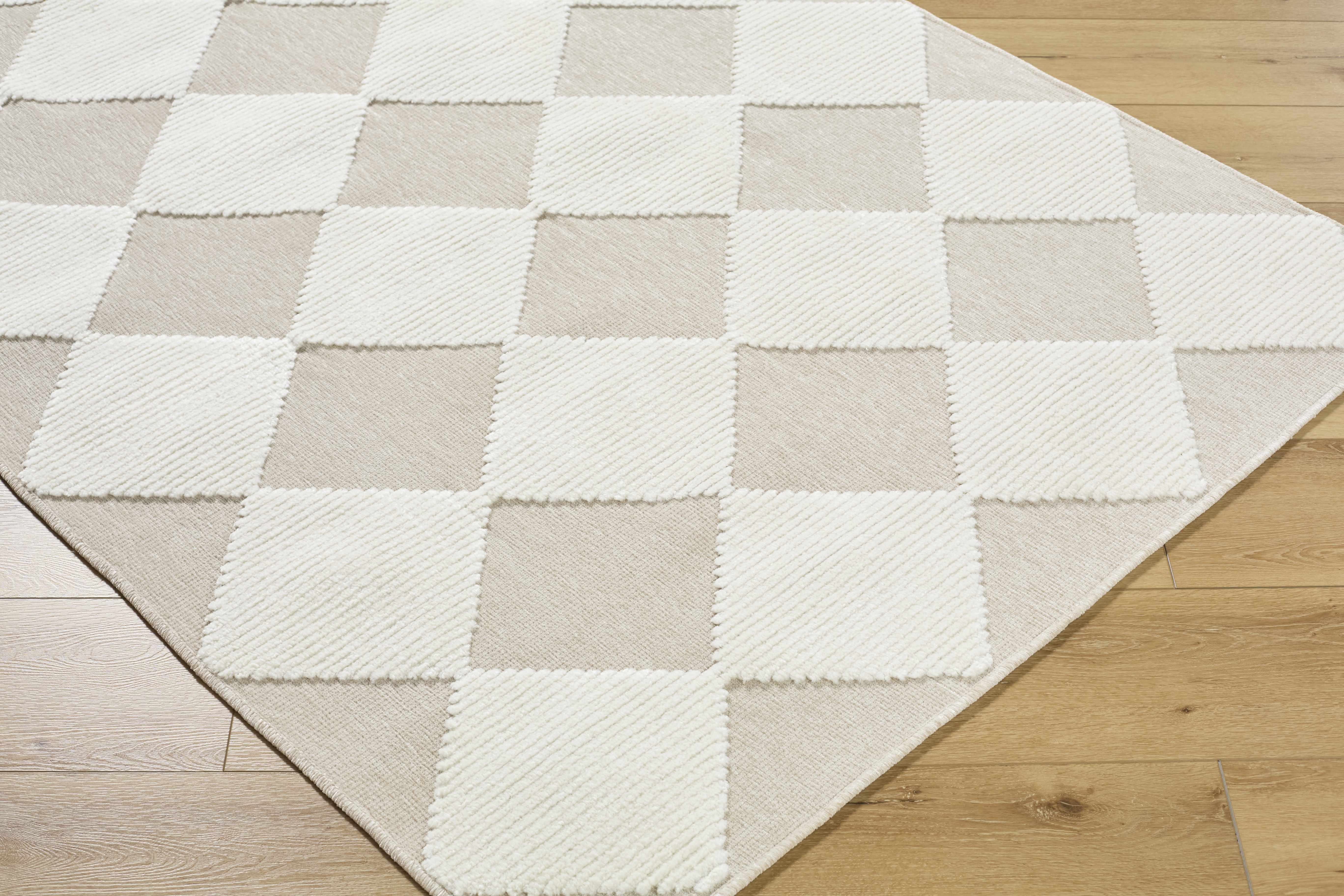 Bosley Beige Washable Area Rug - Image 4