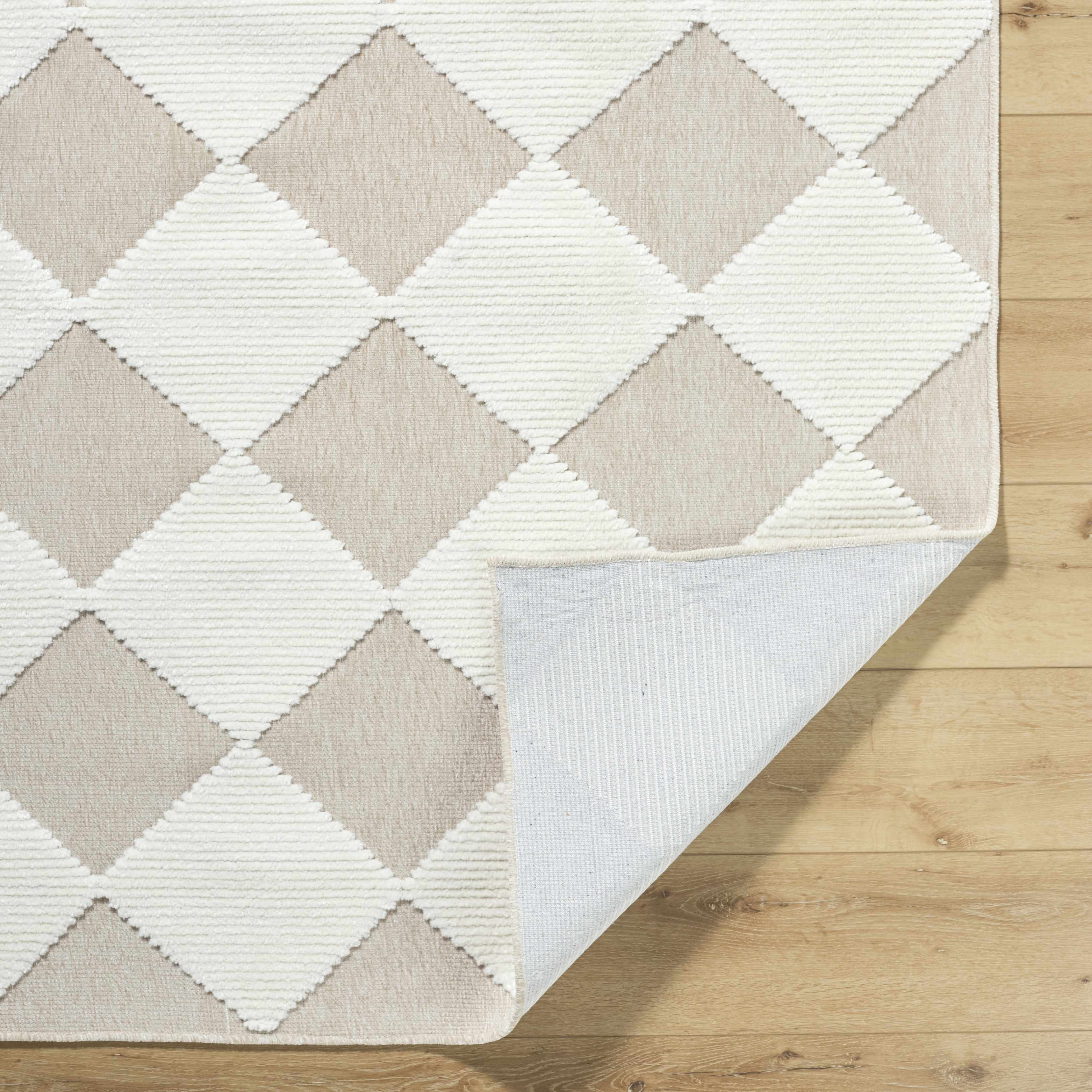 Bosley Beige Washable Area Rug - Image 5