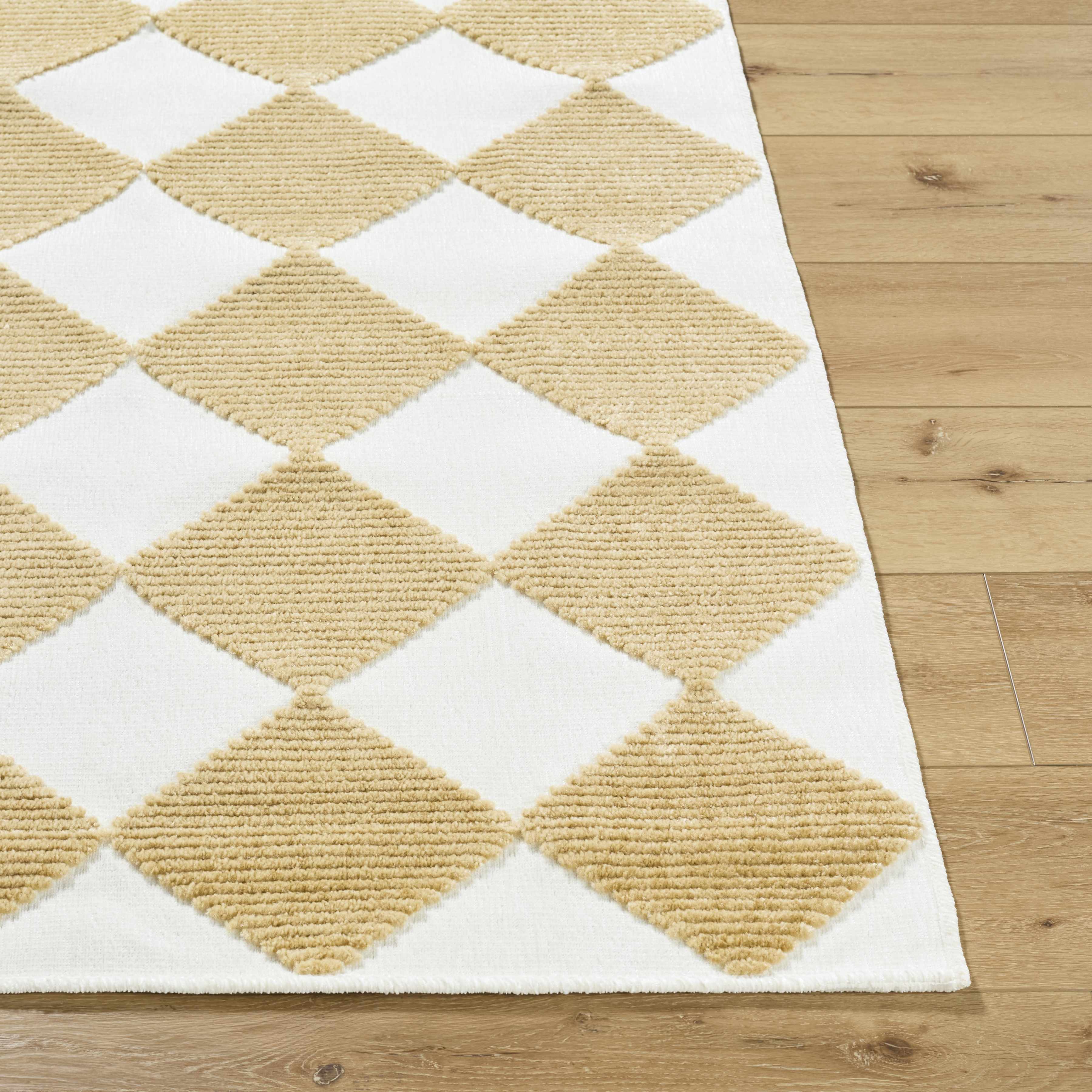 Bosley White Washable Area Rug - Image 2