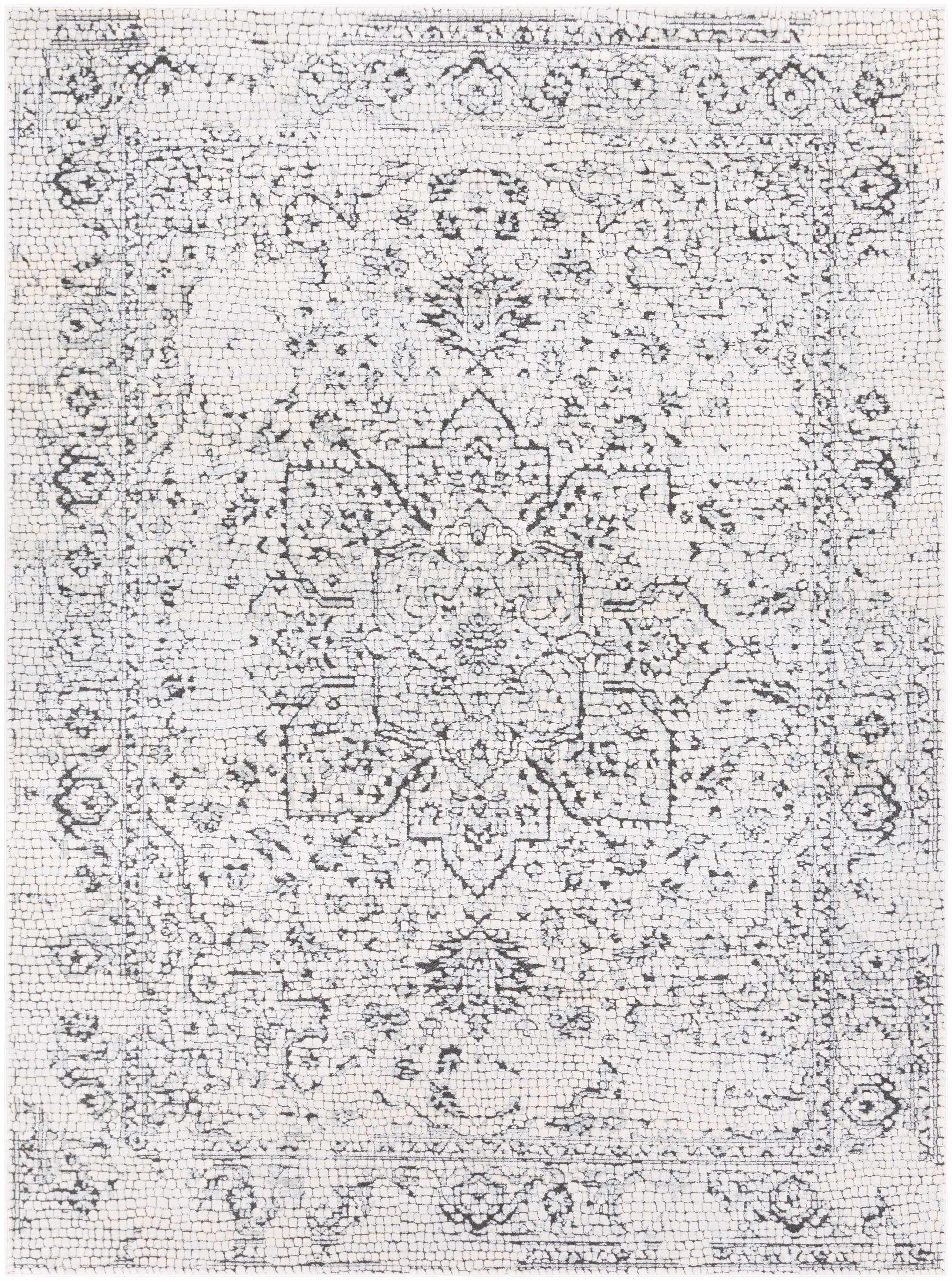 Bosphorus Black Mosaic Rug - Clearance