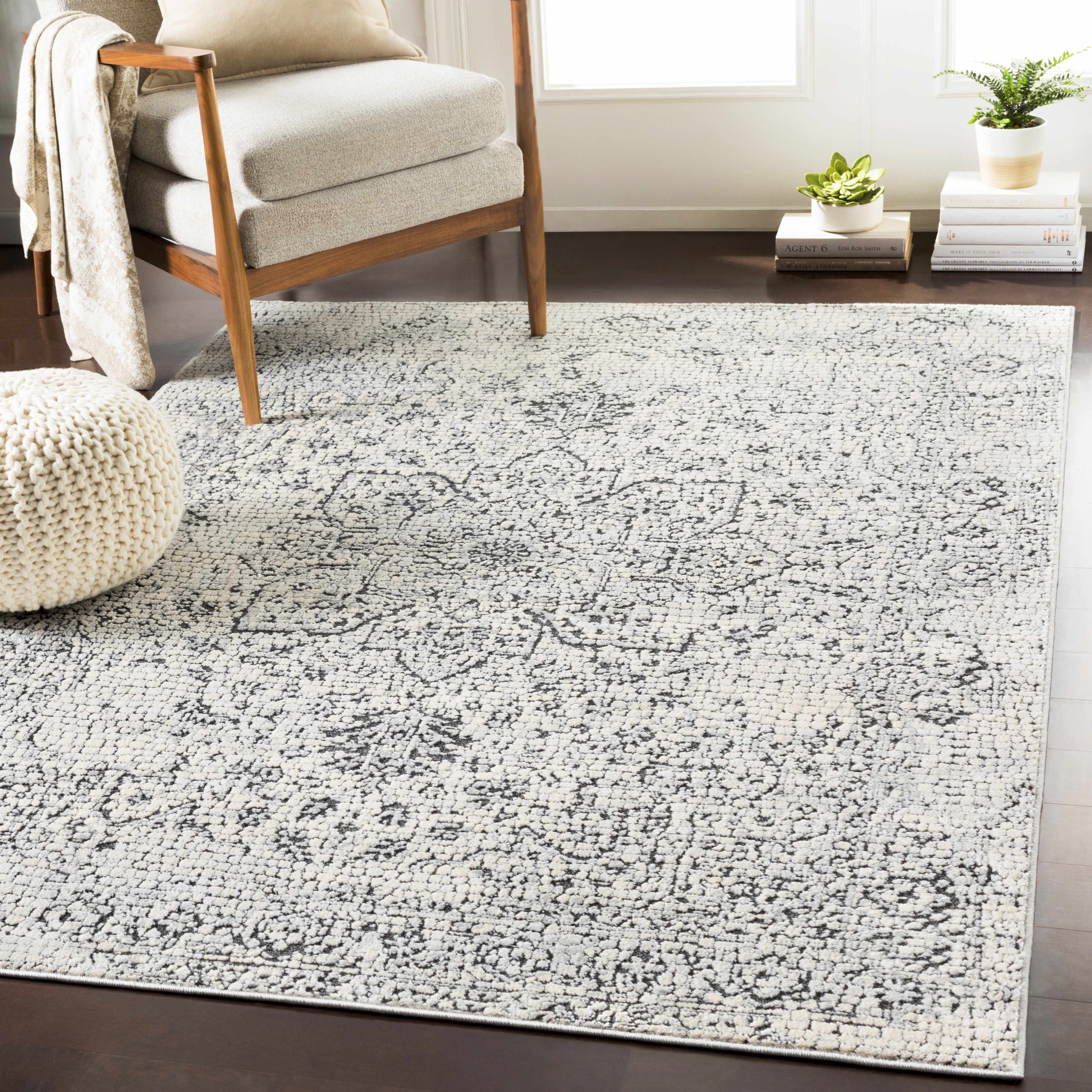 Bosphorus Black Mosaic Rug - Clearance - Image 2