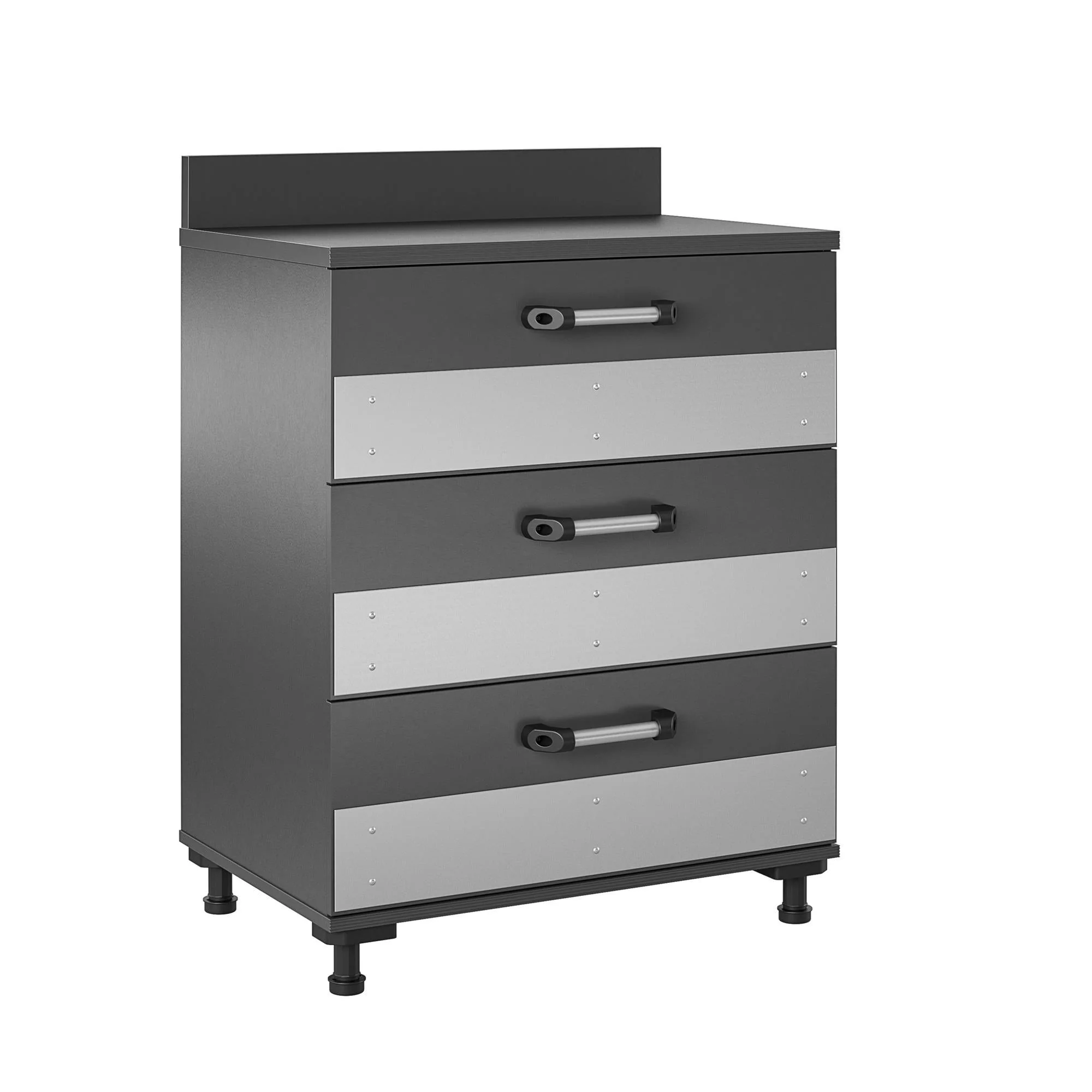 Boss - 3 Drawer Storage Cabinet - Gray - Image 3