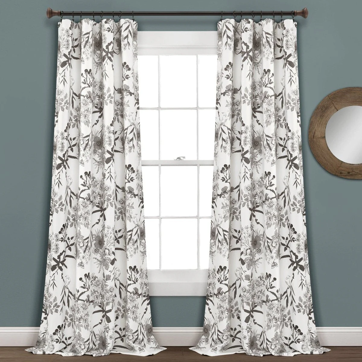 Botanical Garden Light Filtering Window Curtain Panel Set - Image 16