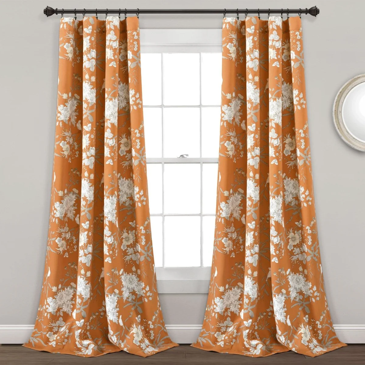 Botanical Garden Light Filtering Window Curtain Panel Set - Image 20
