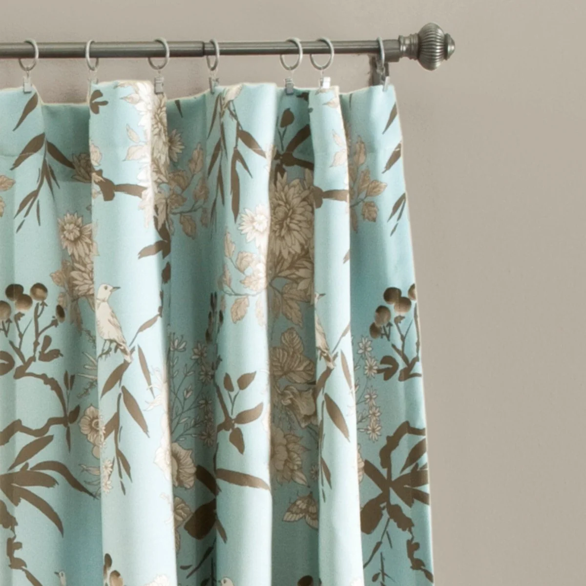 Botanical Garden Light Filtering Window Curtain Panel Set - Image 4