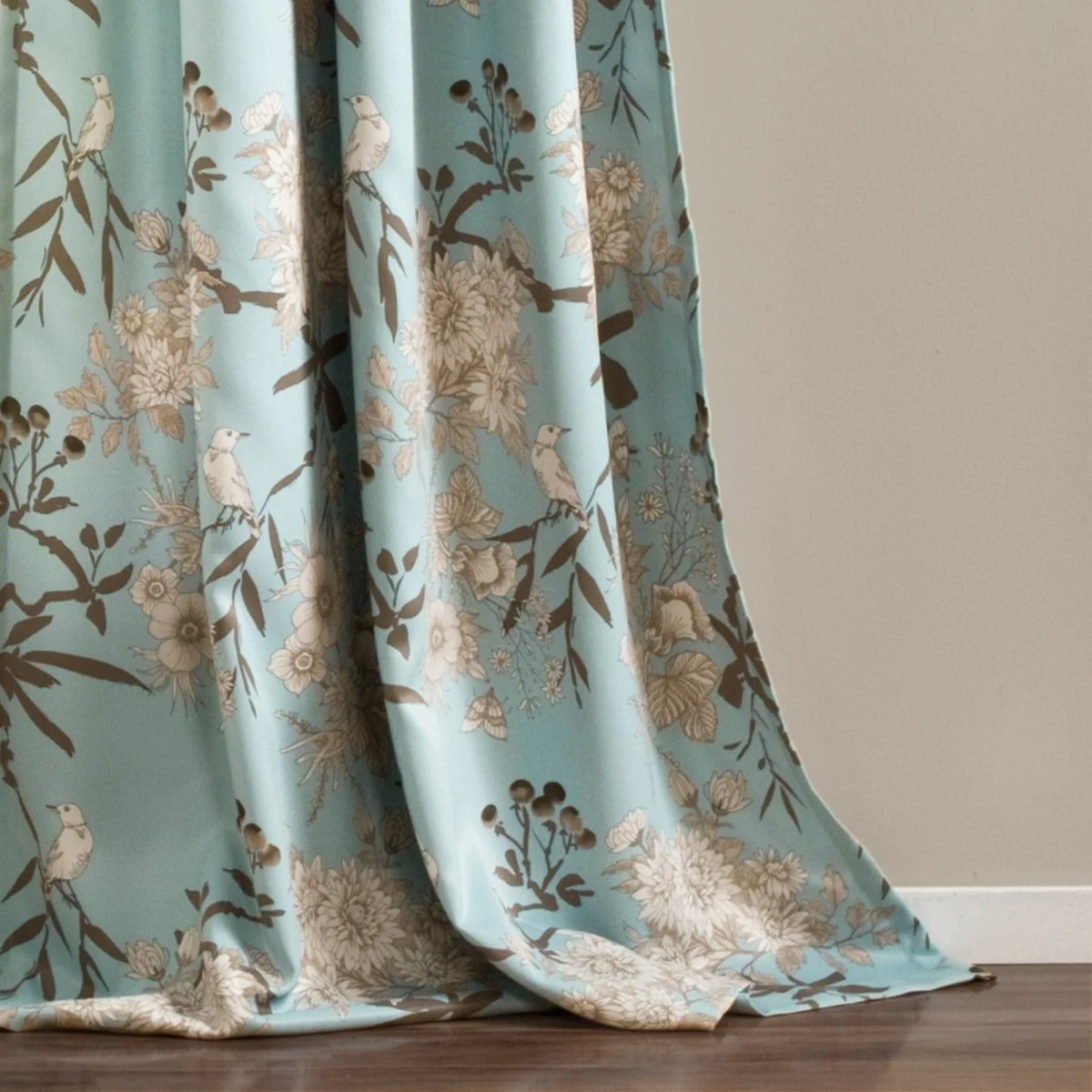 Botanical Garden Light Filtering Window Curtain Panel Set - Image 5