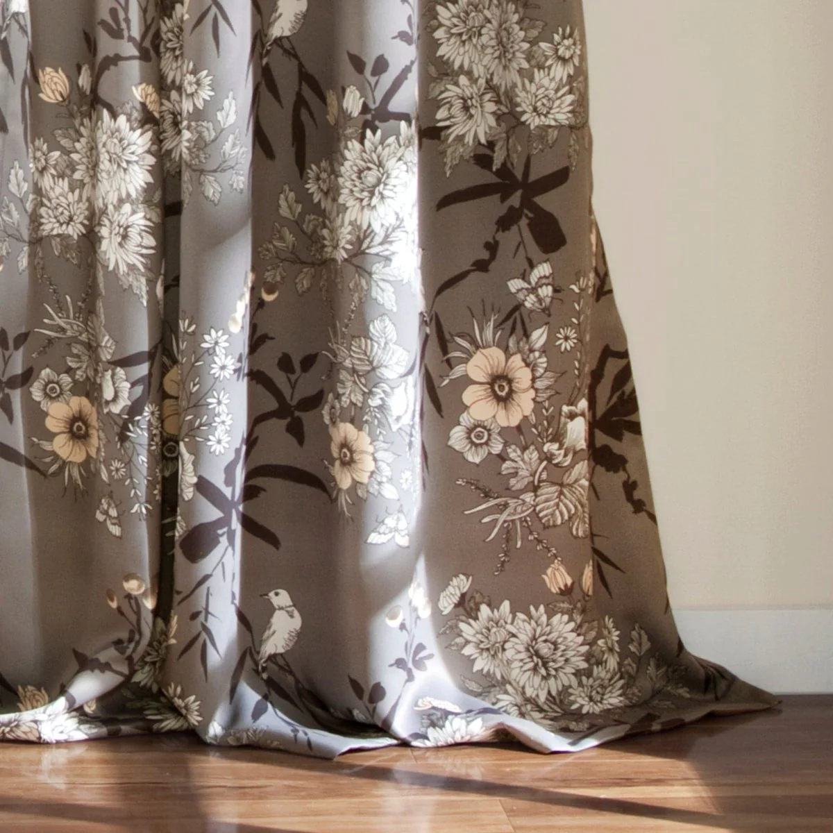 Botanical Garden Light Filtering Window Curtain Panel Set - Image 9