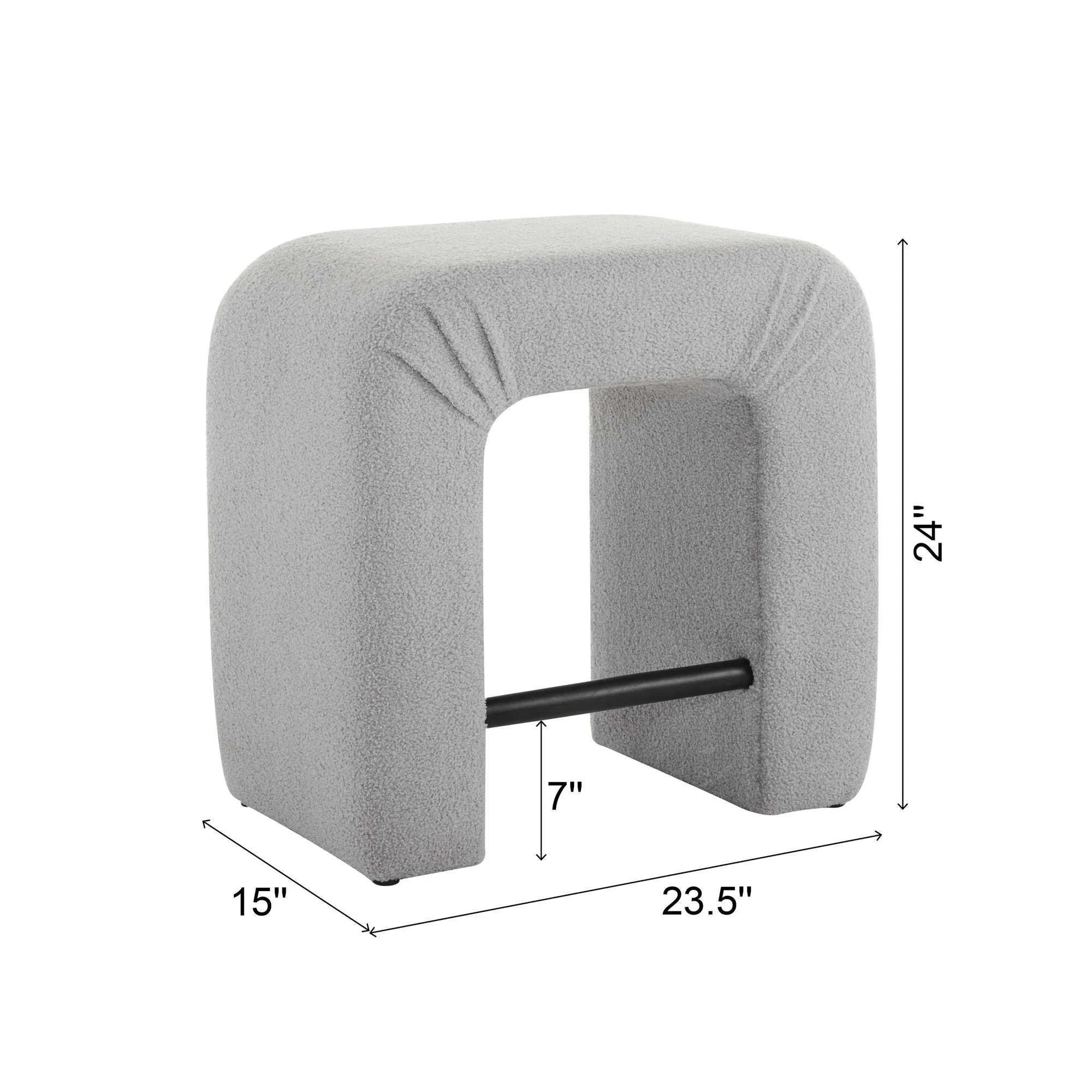 Boucle Stool (Set of 2) - Image 11