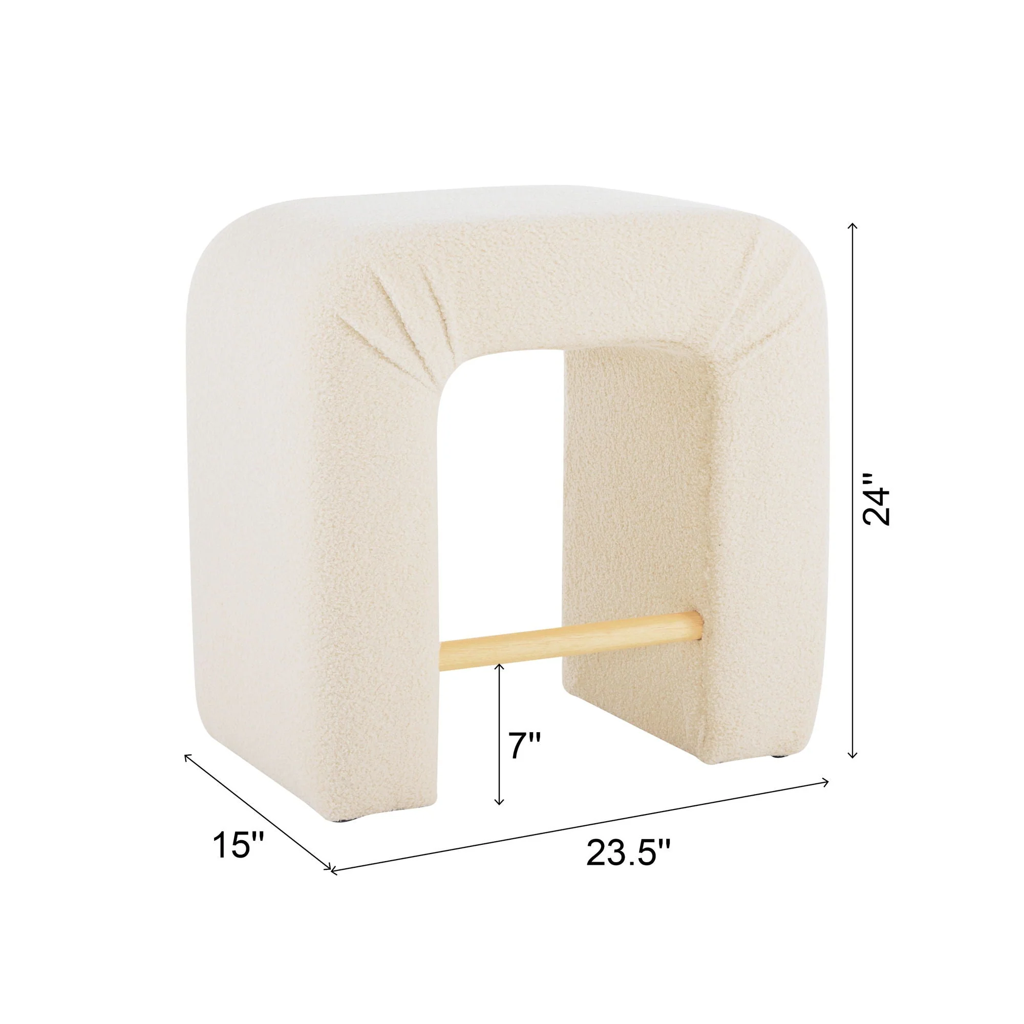 Boucle Stool (Set of 2) - Image 4