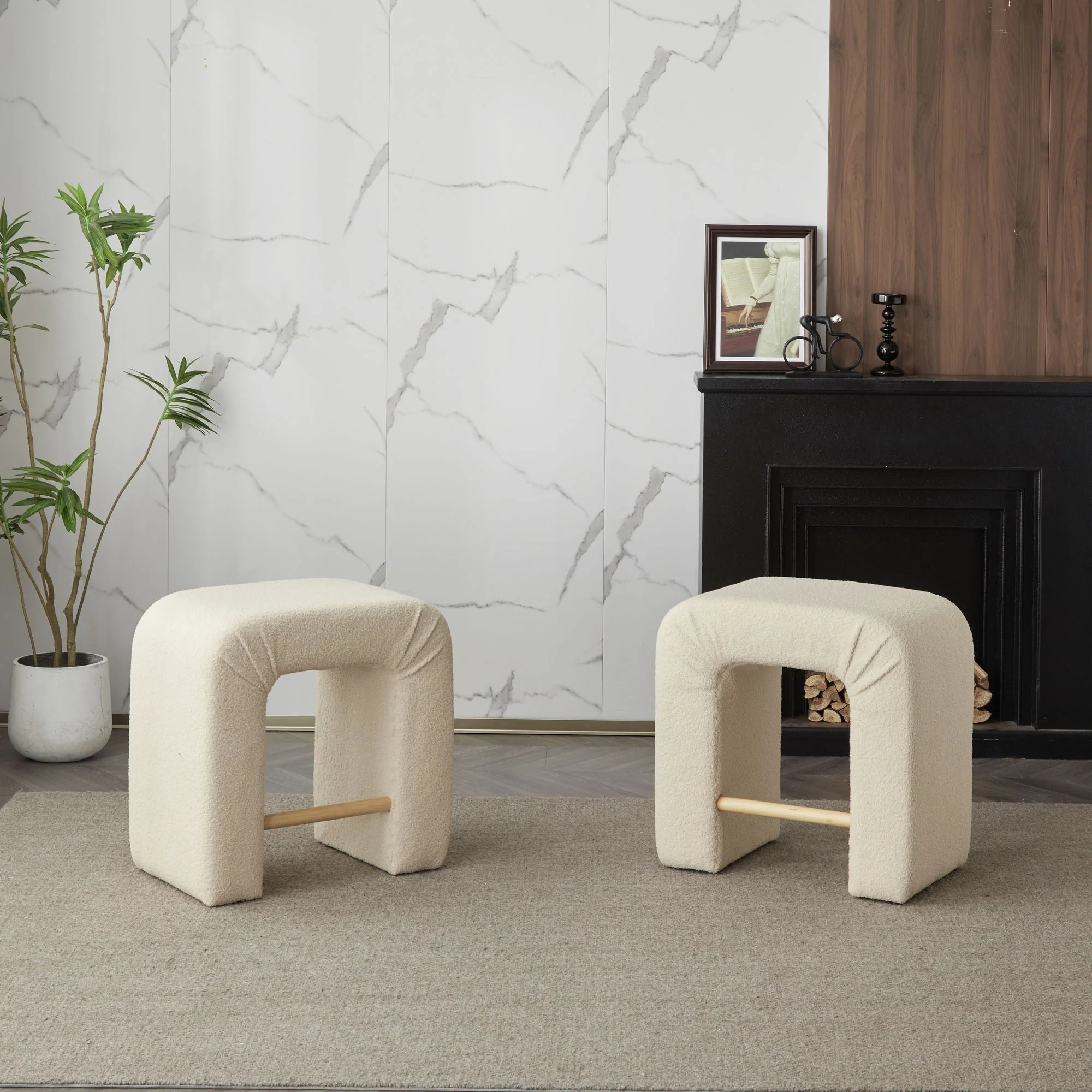 Boucle Stool (Set of 2) - Image 8