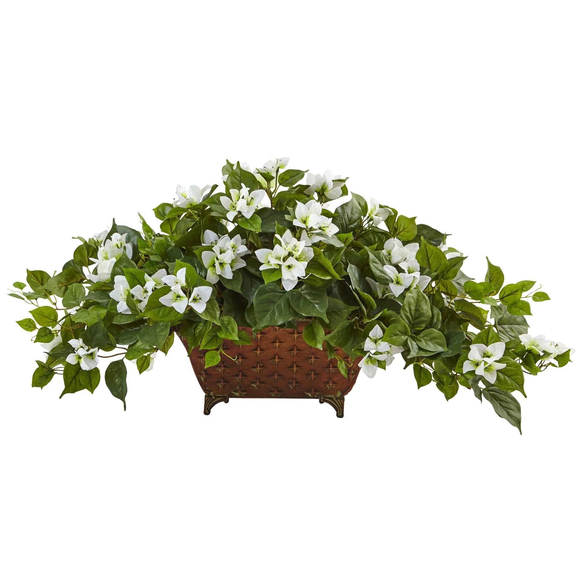 Bougainvillea in Metal Planter - Image 3