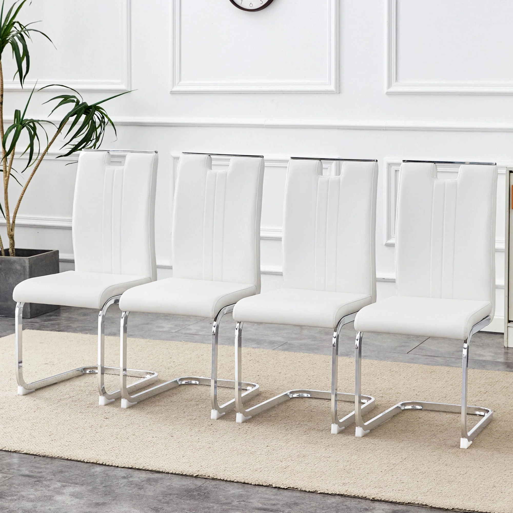 Bow Shaped Chairs, Ergonomic Design, Non-Slip Base - Image 10