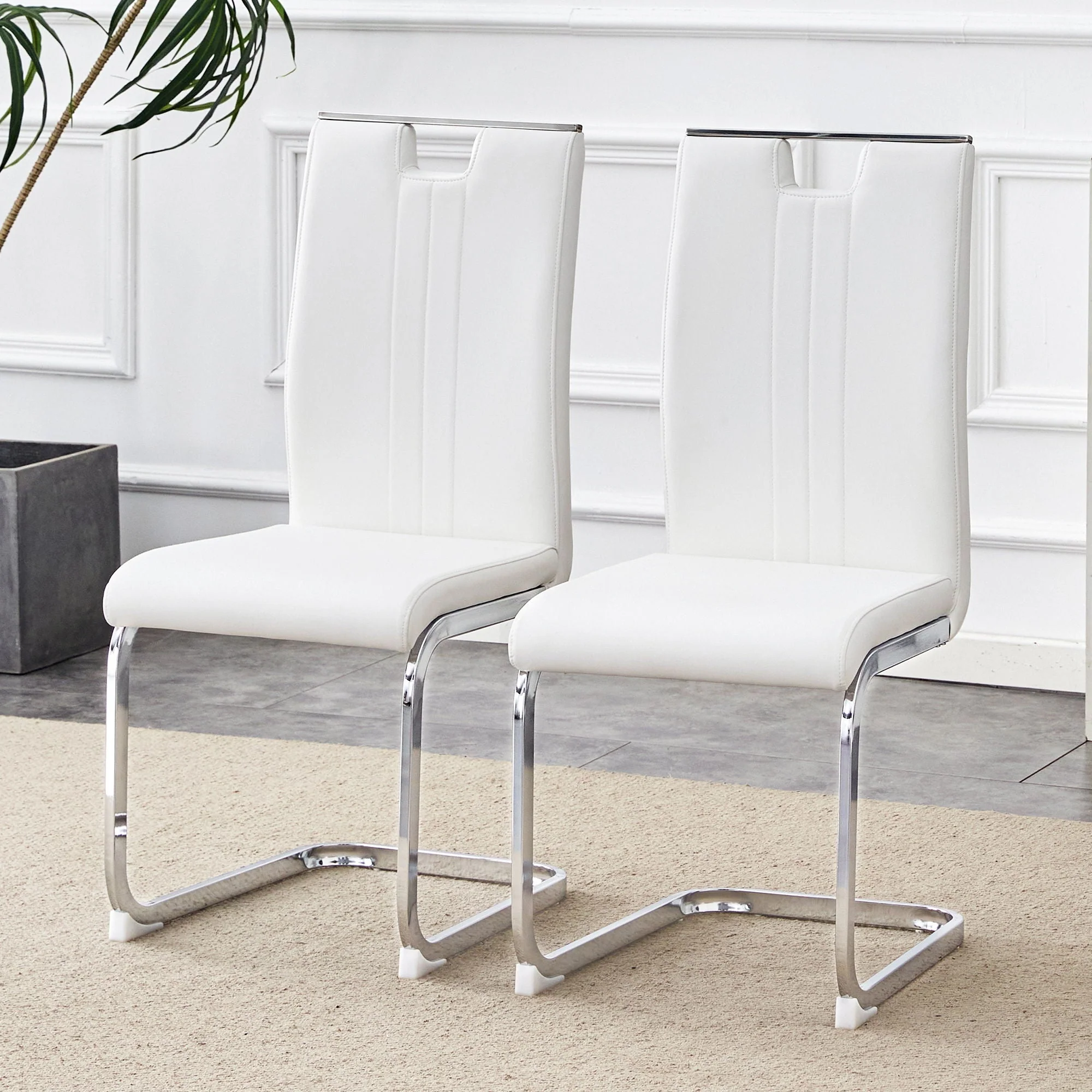Bow Shaped Chairs, Ergonomic Design, Non-Slip Base - Image 9