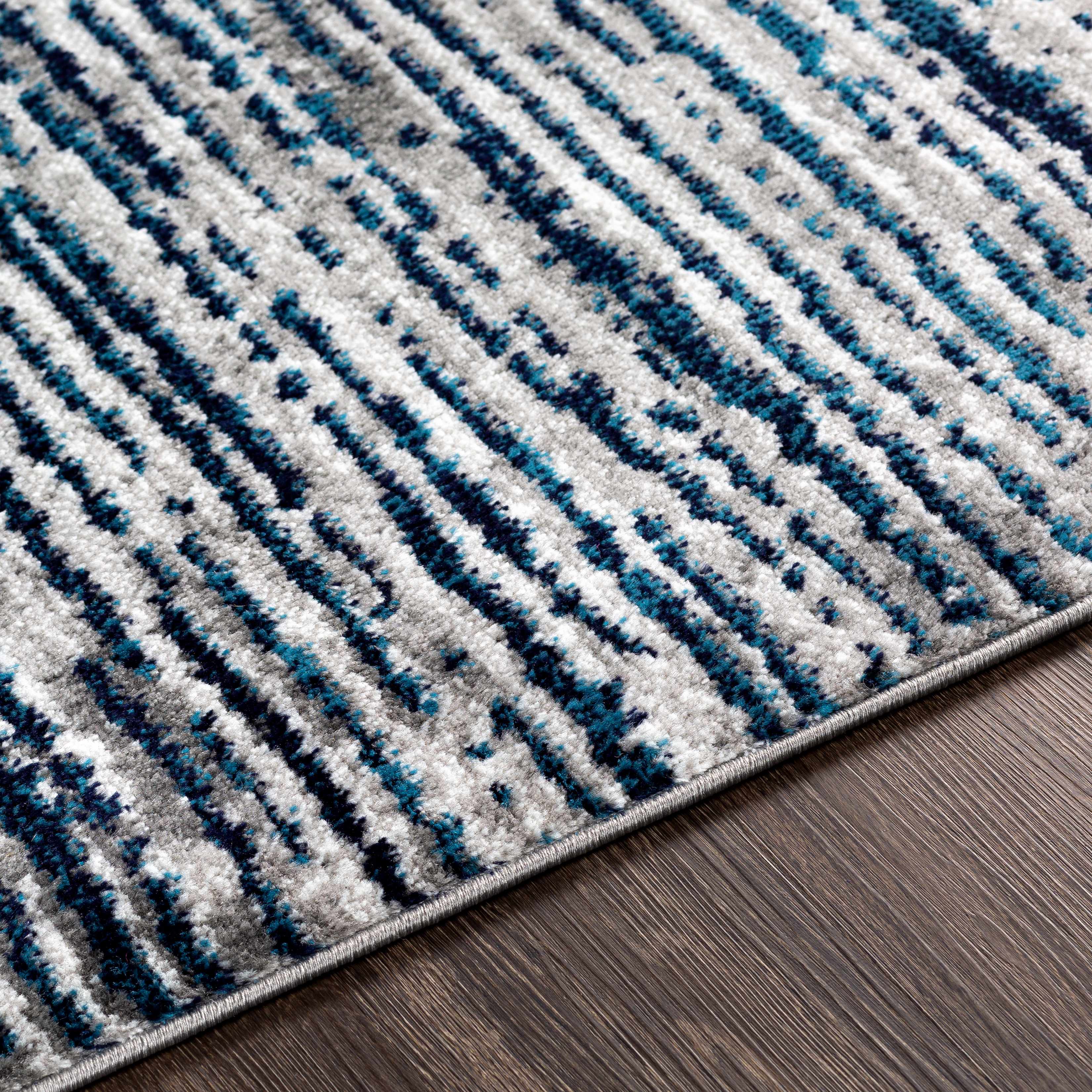 Bowmansdale Striped Navy Rug - Image 3