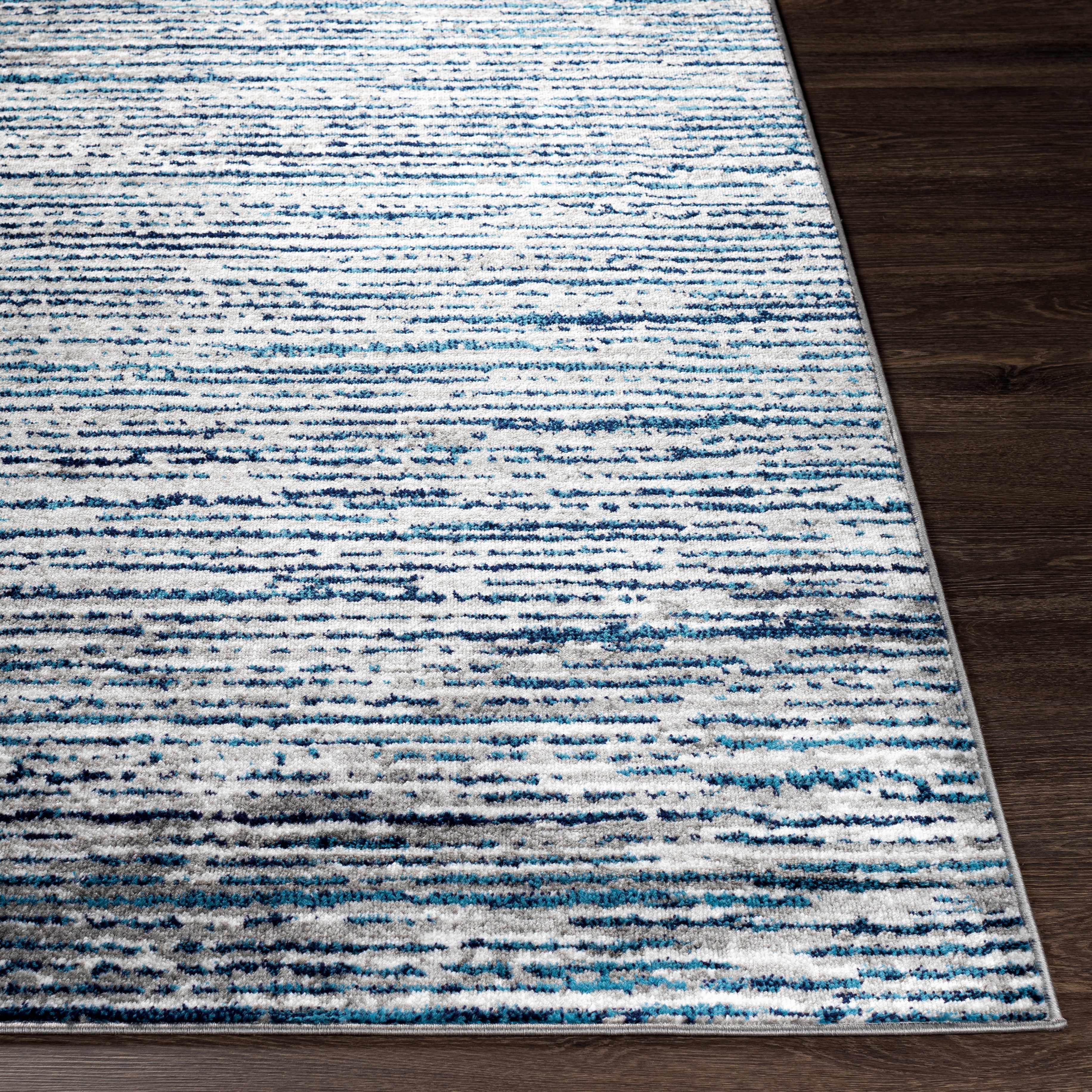 Bowmansdale Striped Navy Rug - Image 6