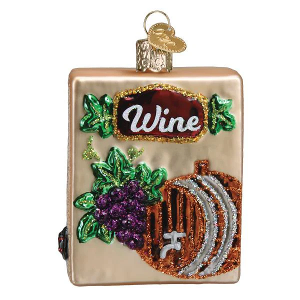 Boxed Wine Ornament - Image 3