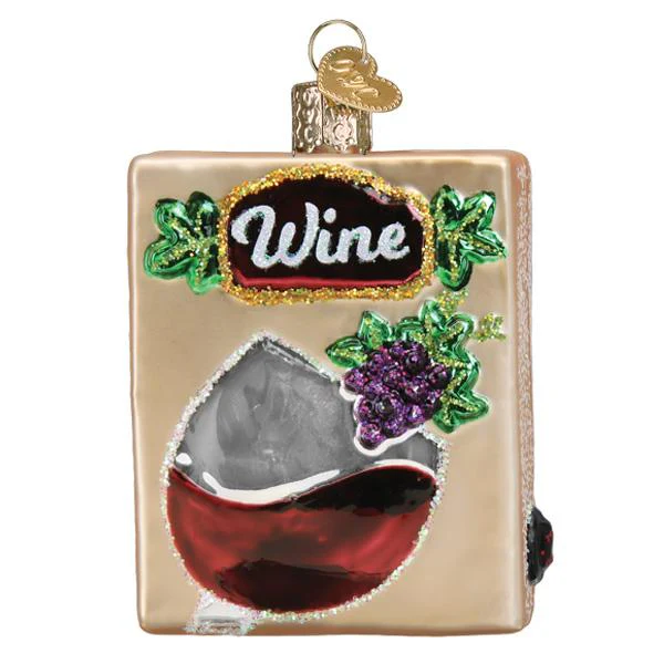 Boxed Wine Ornament - Image 4