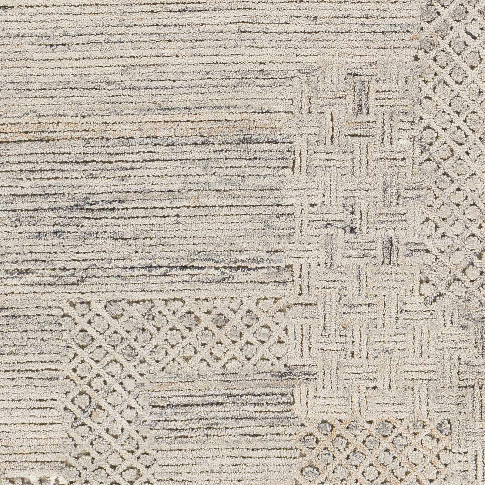 Boxholm Beige Hand Tufted Wool-Blend Area Rug - Clearance - Image 4