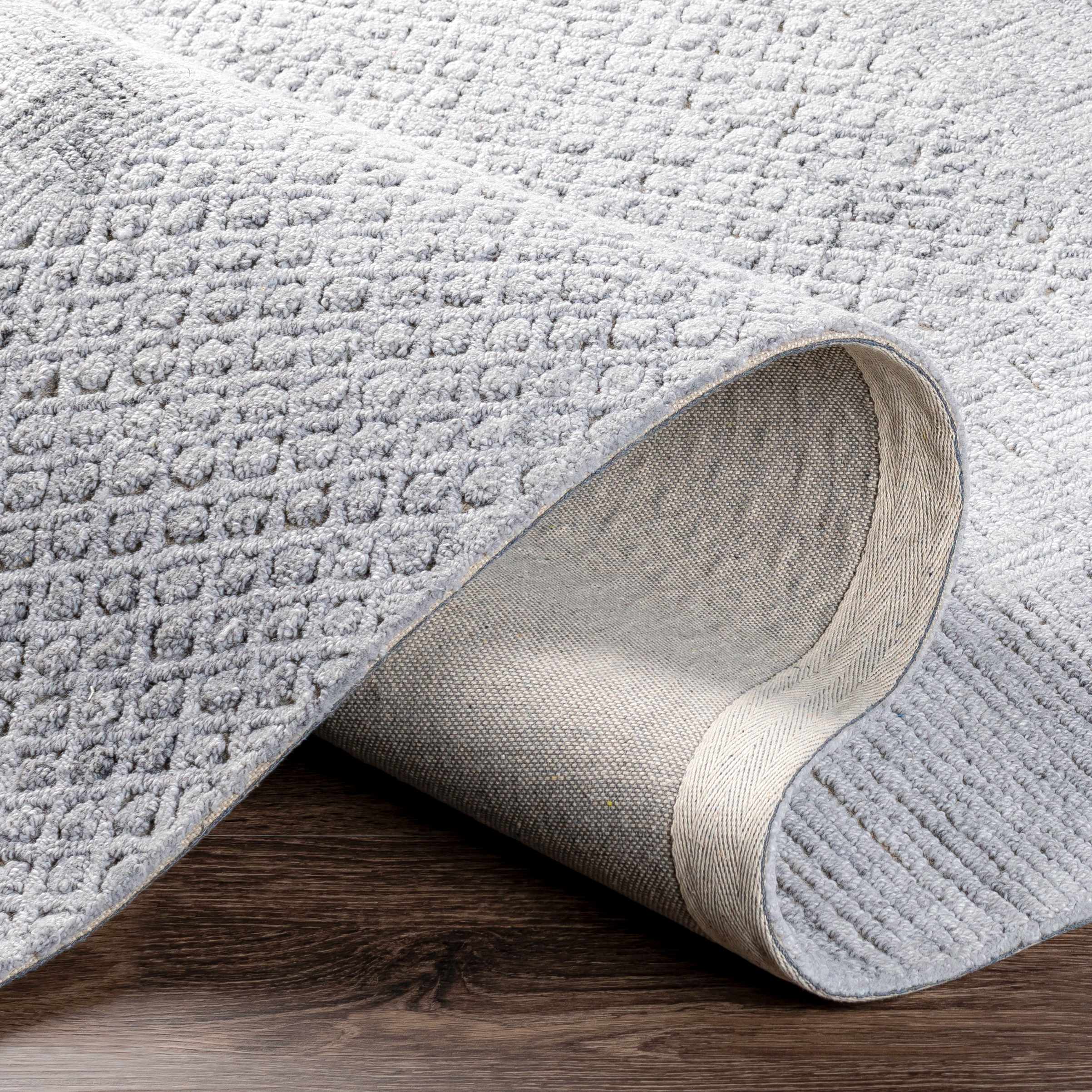 Boxholm Gray Hand Tufted Wool-Blend Rug - Clearance - Image 3