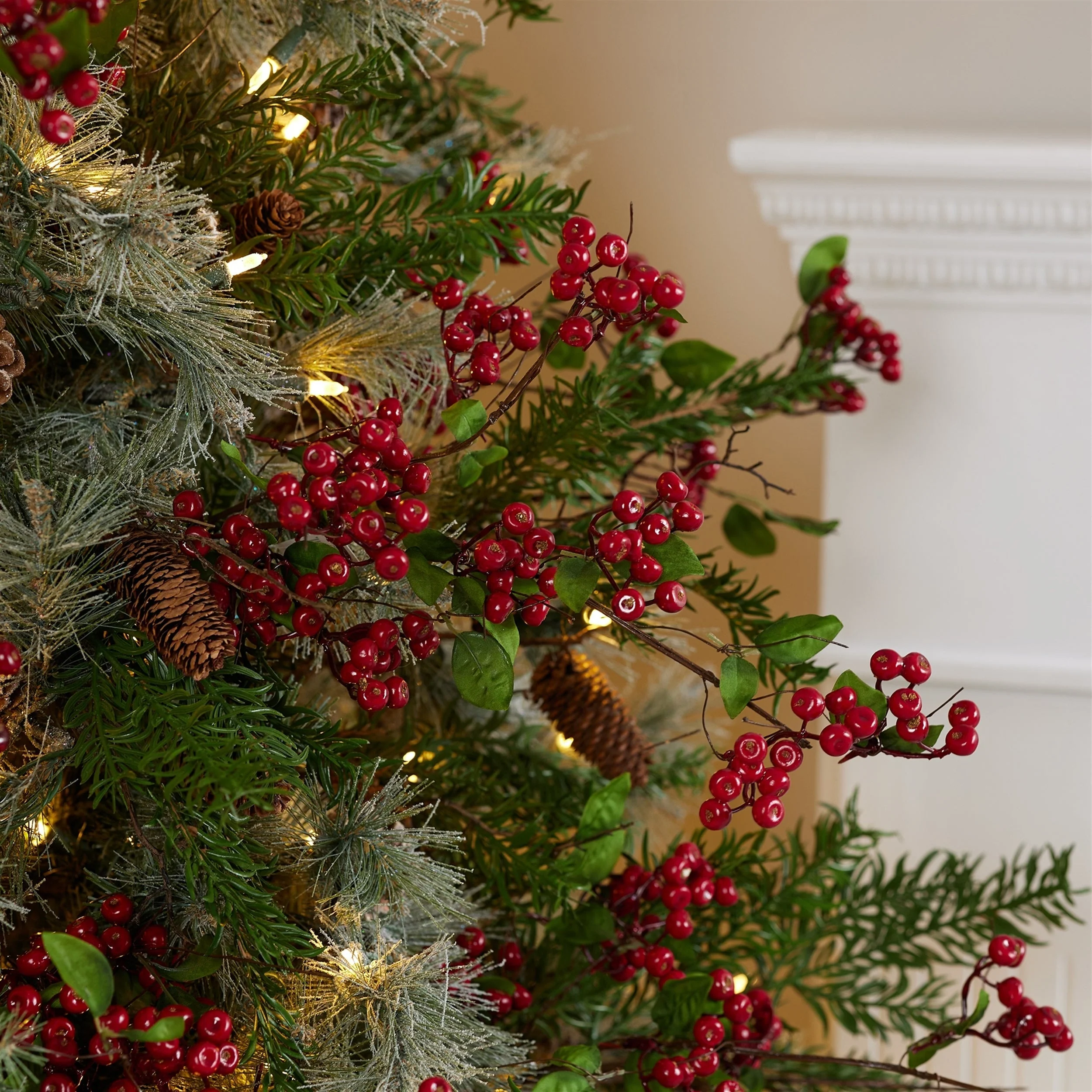 Boxwood Berry Twig Spray (Set of 12) - Image 3