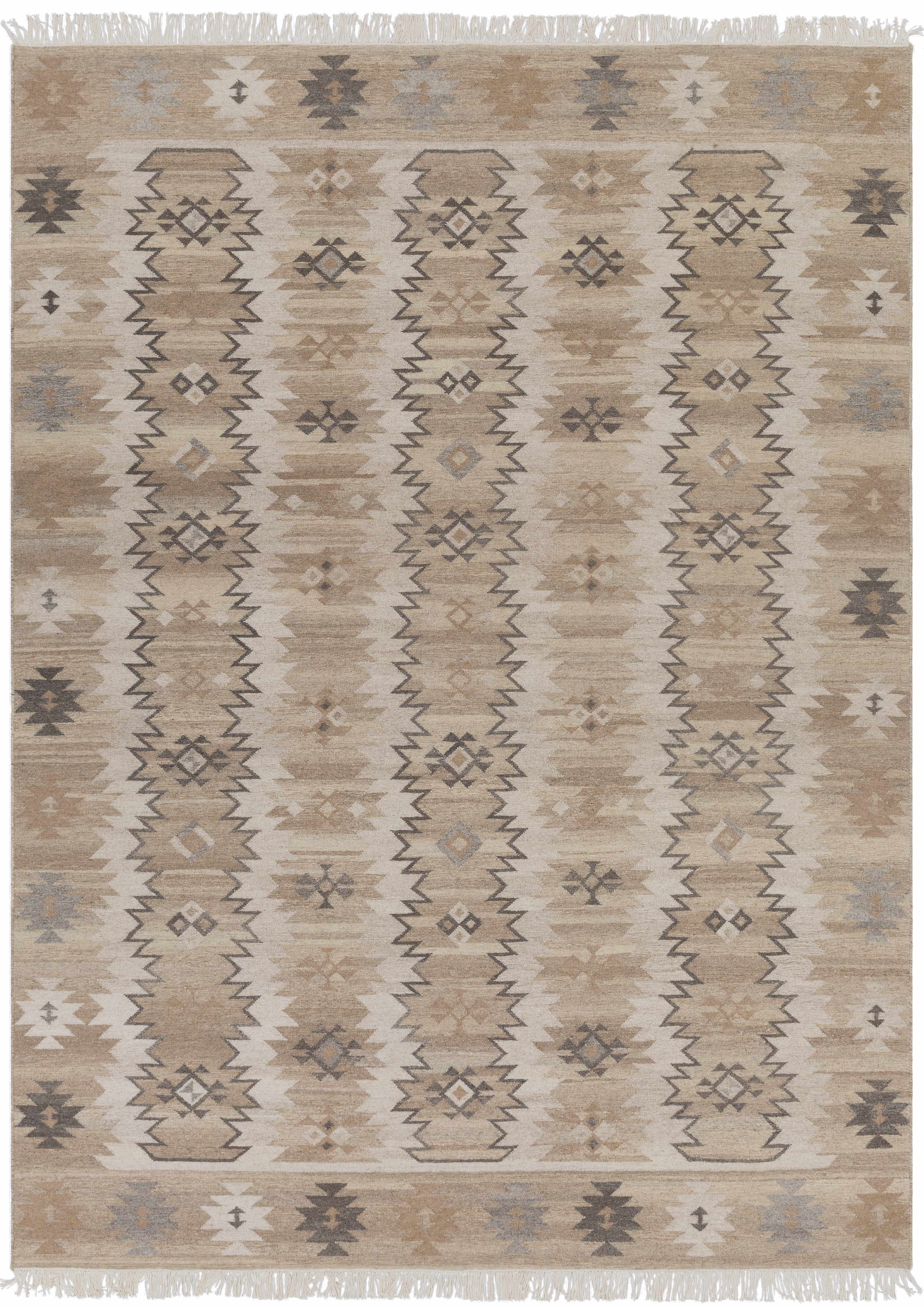 Brady Beige Wool Carpet - Clearance - Image 5