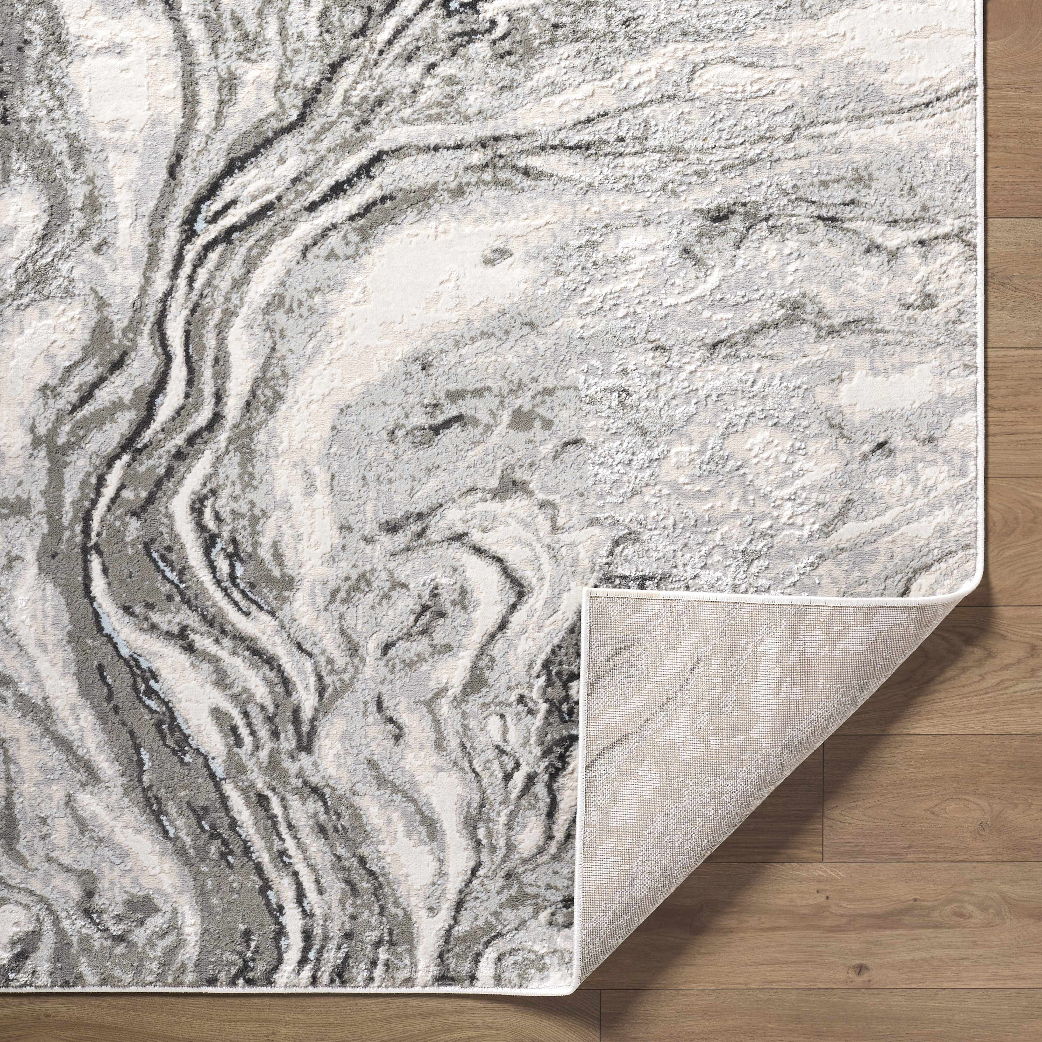Brandi Gray Marble Area Rug - Image 10