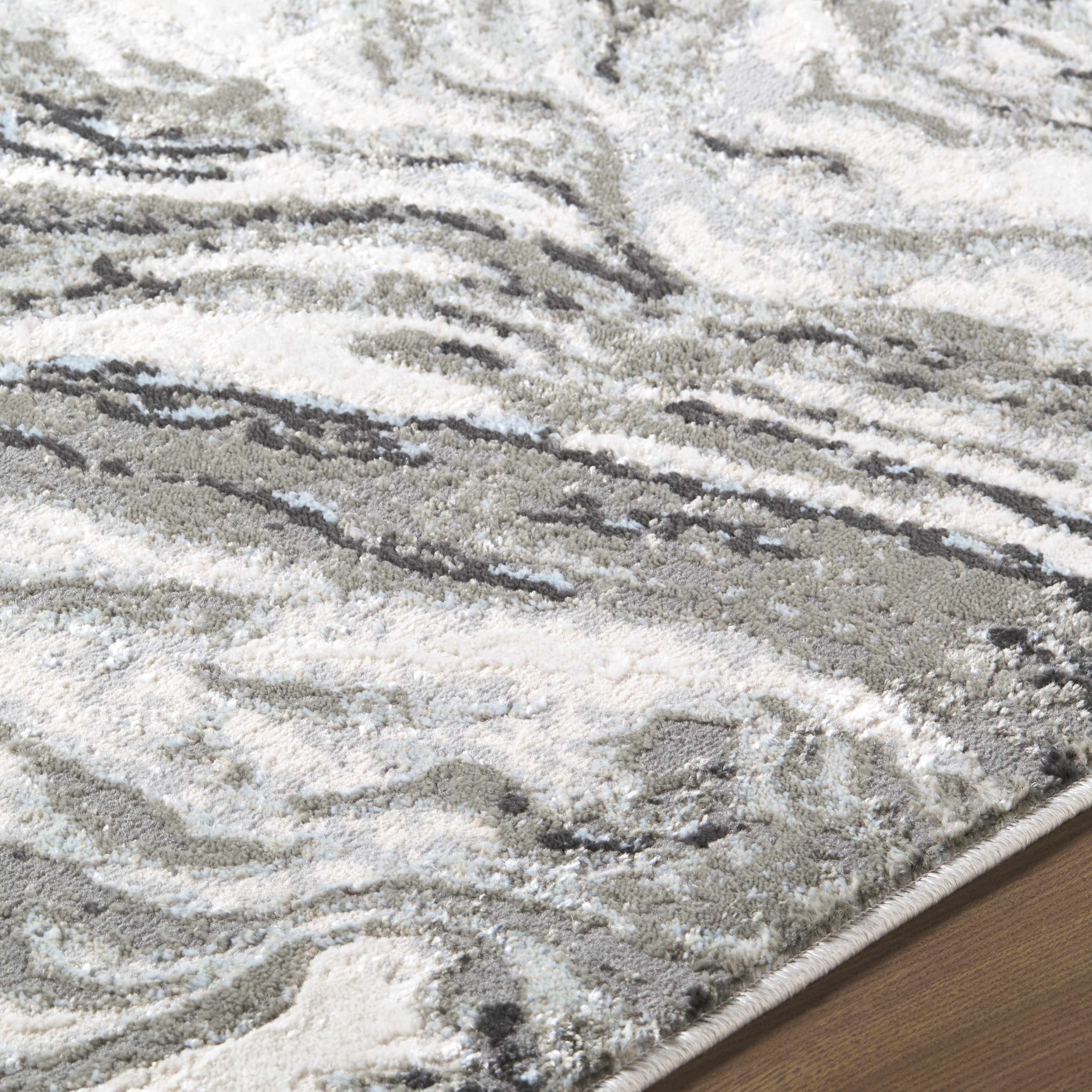 Brandi Gray Marble Area Rug - Image 6