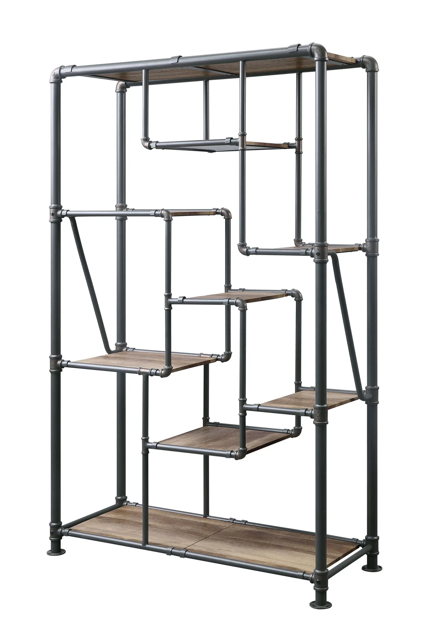 Brantley - Antique Bookshelf - Oak - Image 3