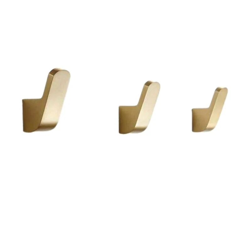 Brass Wall Hooks Modern Golden Robe Coat Towel Hook Set - Image 7