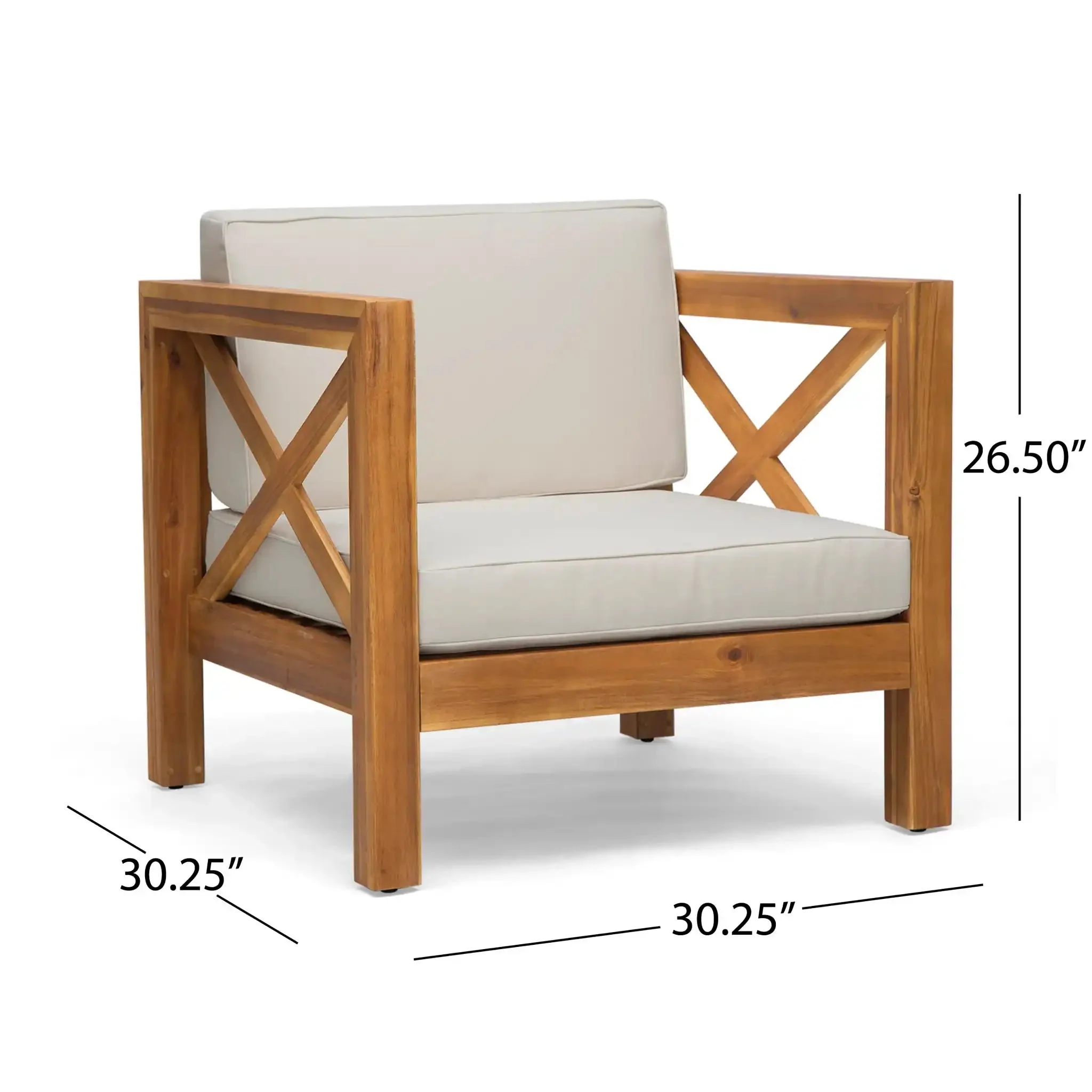 Brava - Mid - Century Modern Club Chair With Water Resistant Cushions - Image 10